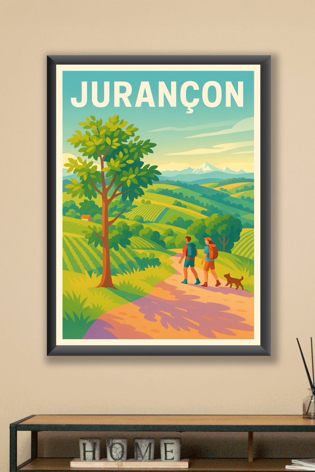 Affiche de Jurançon - Promenade au cœur des vignobles