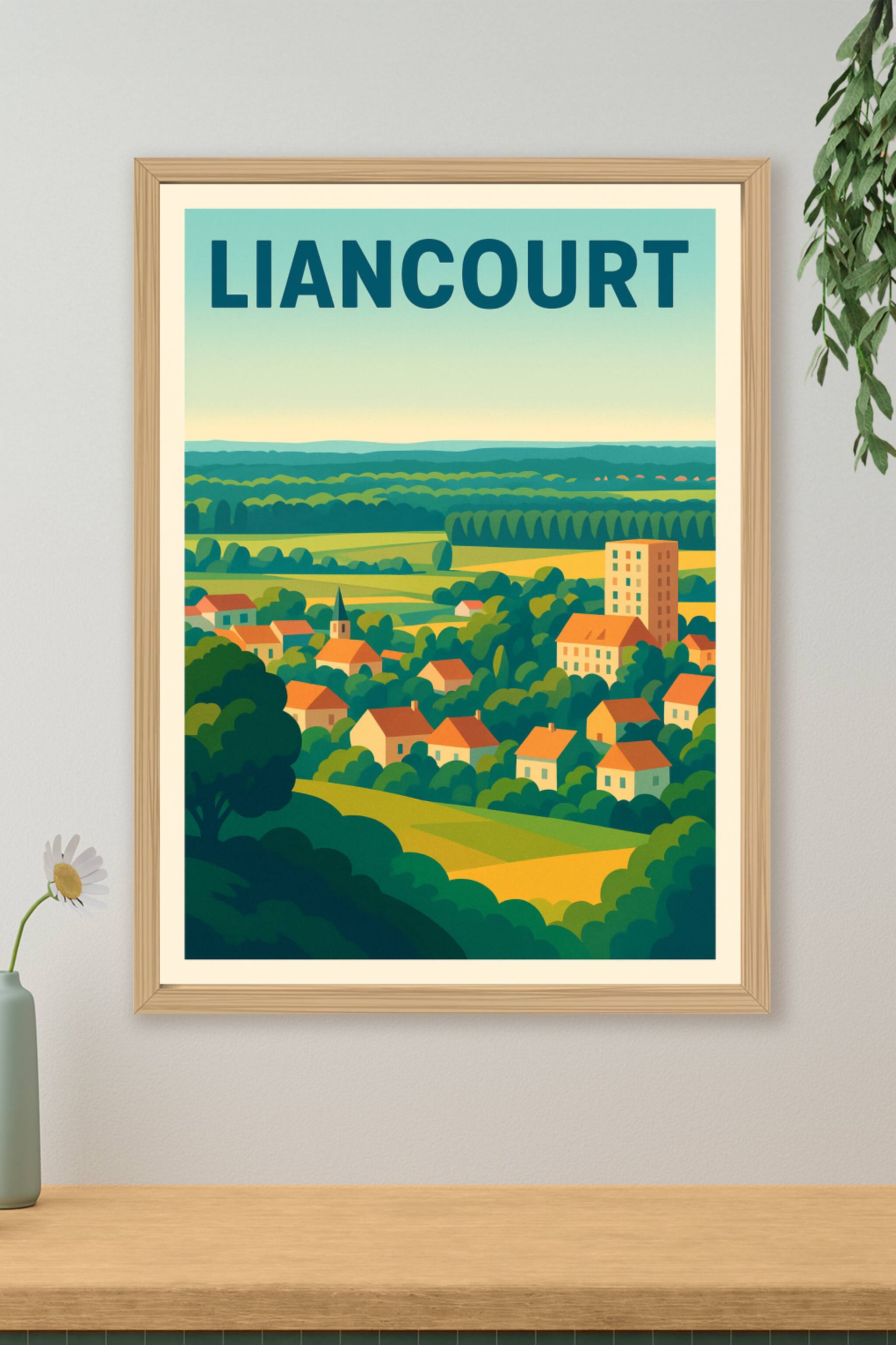 Affiche de Liancourt - Havre de paix entre nature et patrimoine