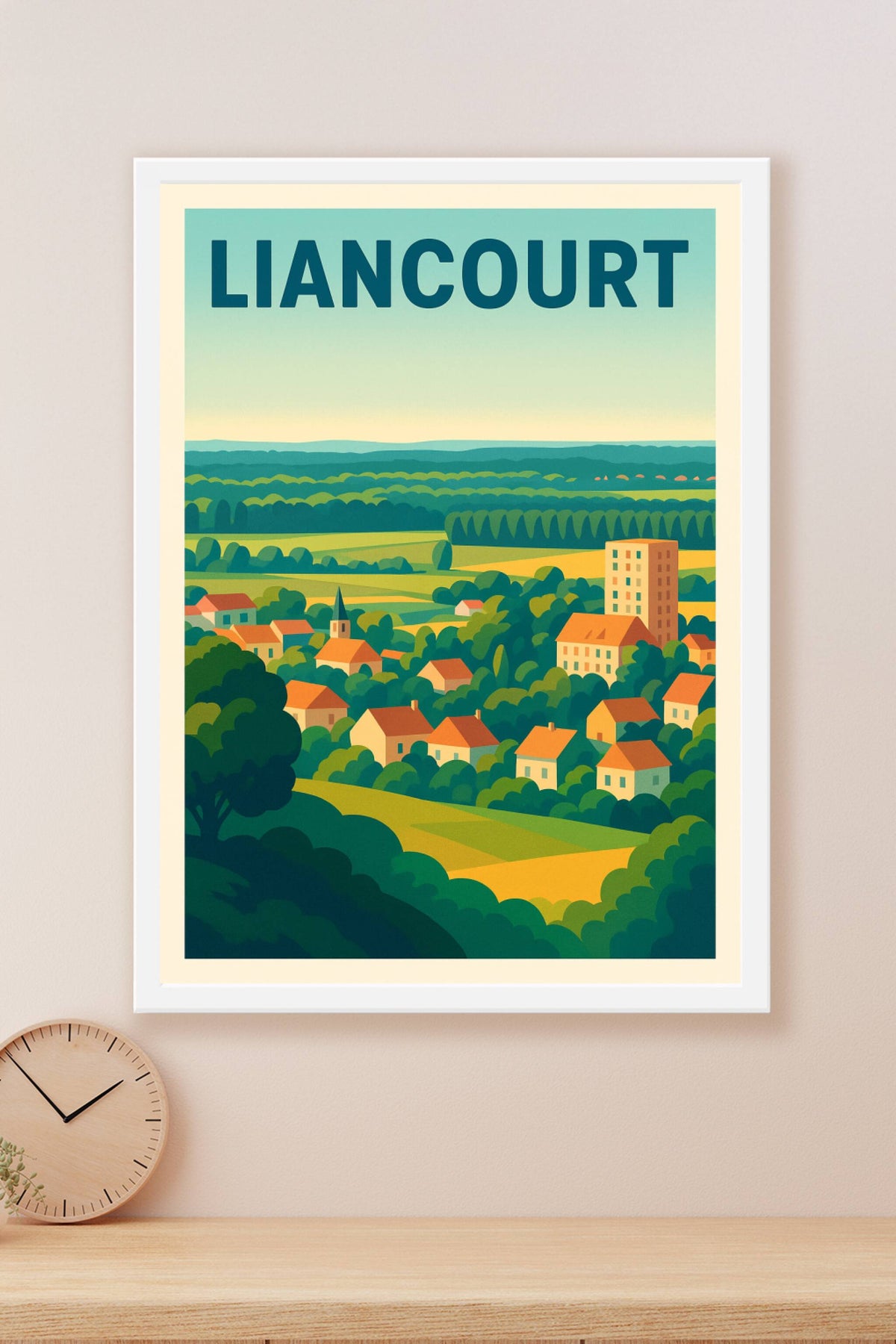 Affiche de Liancourt - Havre de paix entre nature et patrimoine