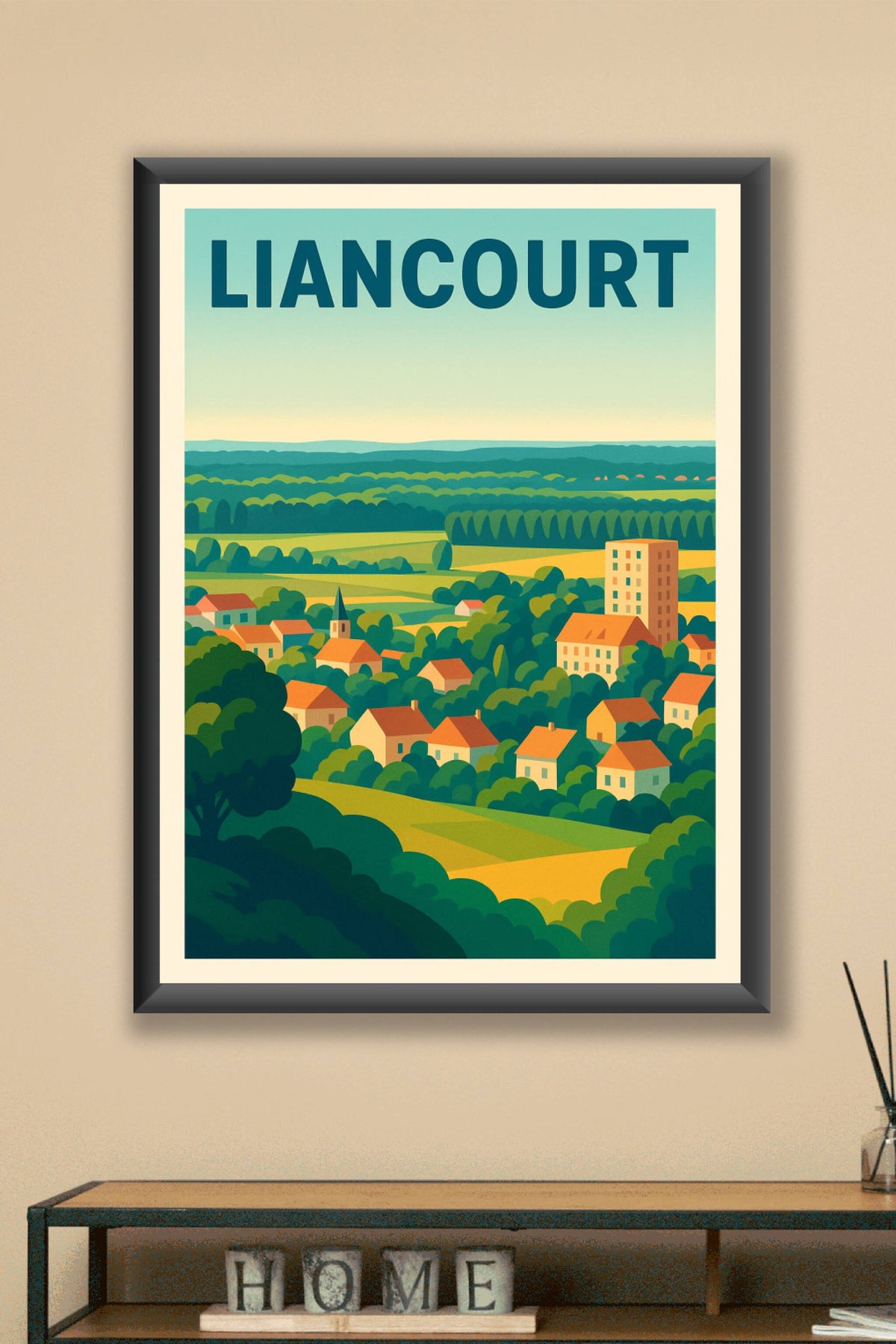 Affiche de Liancourt - Havre de paix entre nature et patrimoine