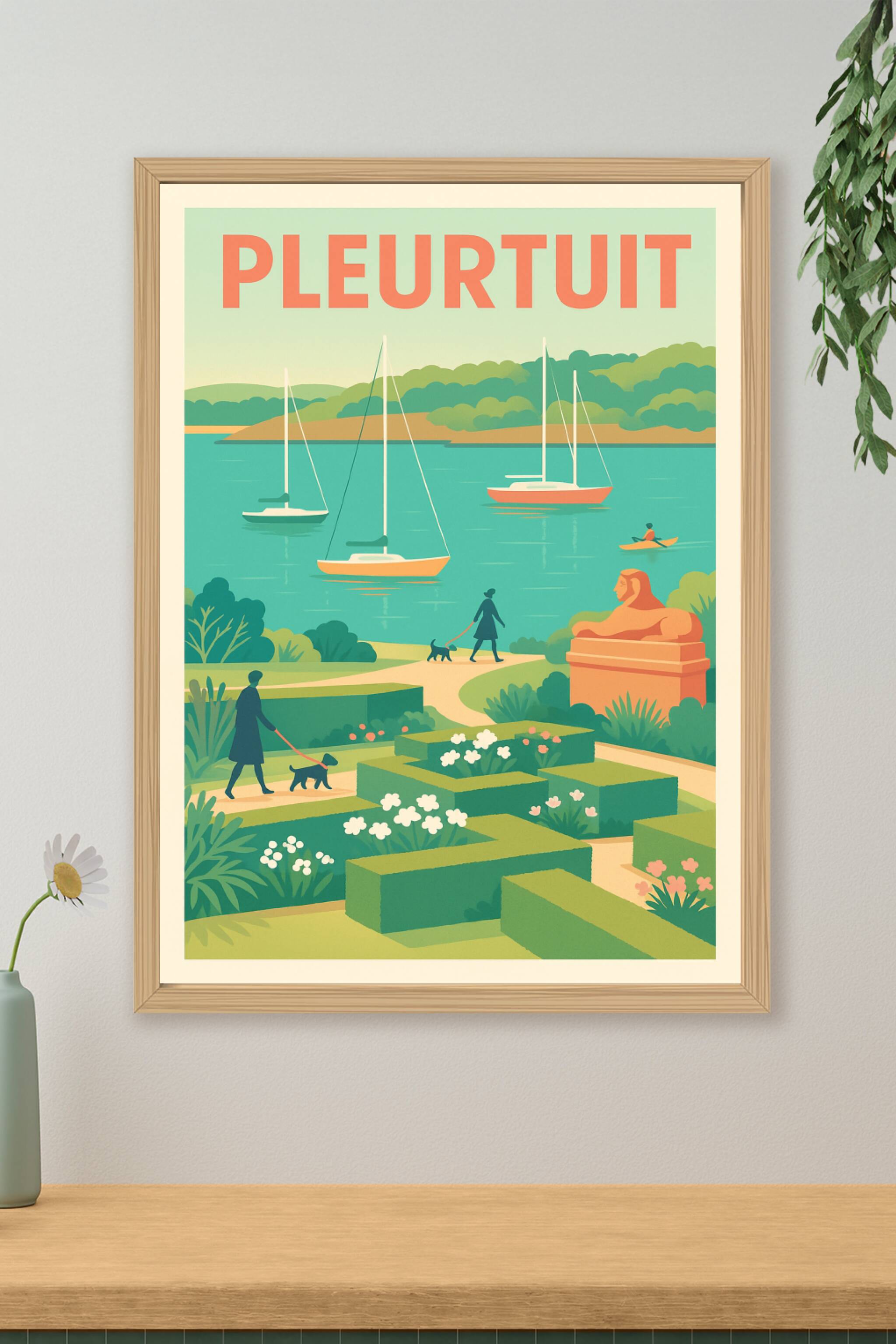 Affiche de Pleurtuit - Évasion et sérénité au bord de l'eau