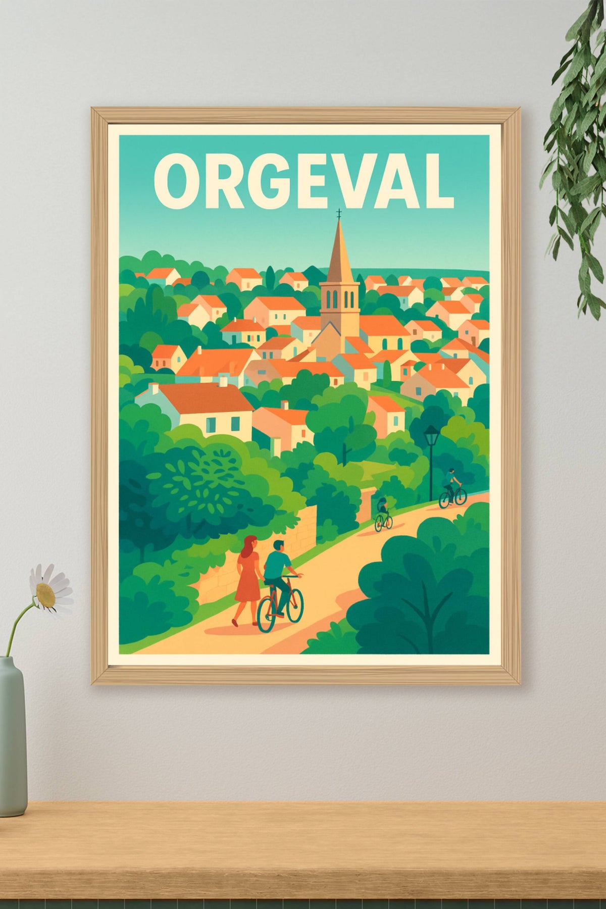 Affiche de Orgeval - L'Esprit Paisible d'un Village Authentique