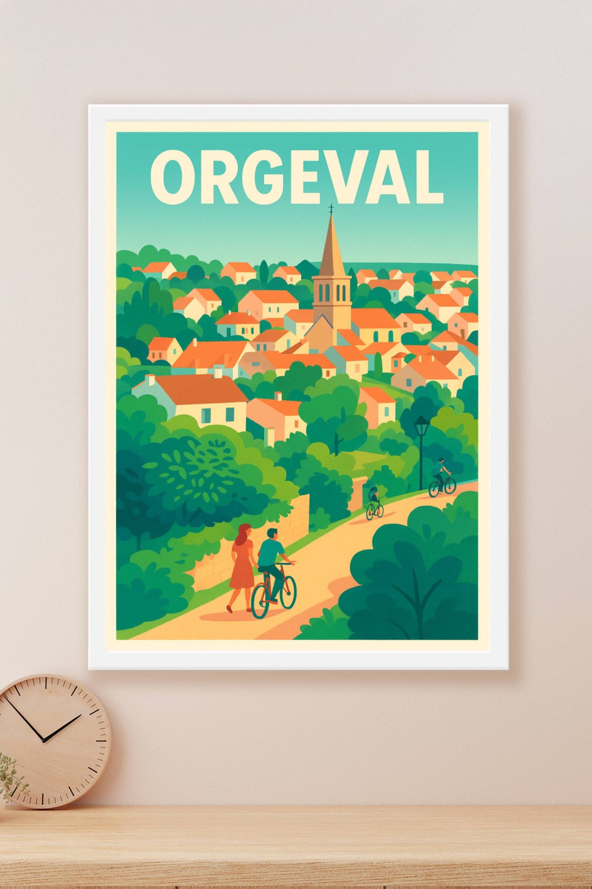 Affiche de Orgeval - L'Esprit Paisible d'un Village Authentique