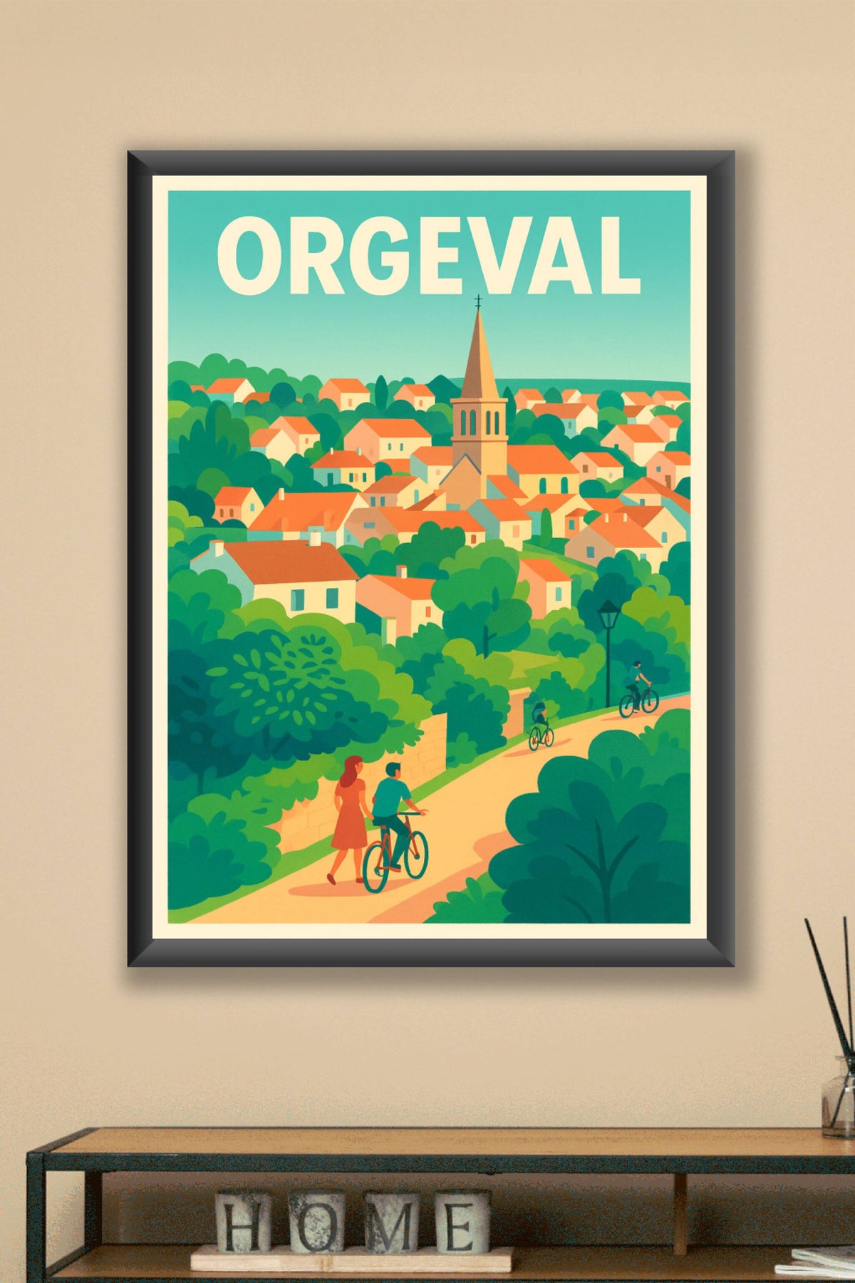 Affiche de Orgeval - L'Esprit Paisible d'un Village Authentique