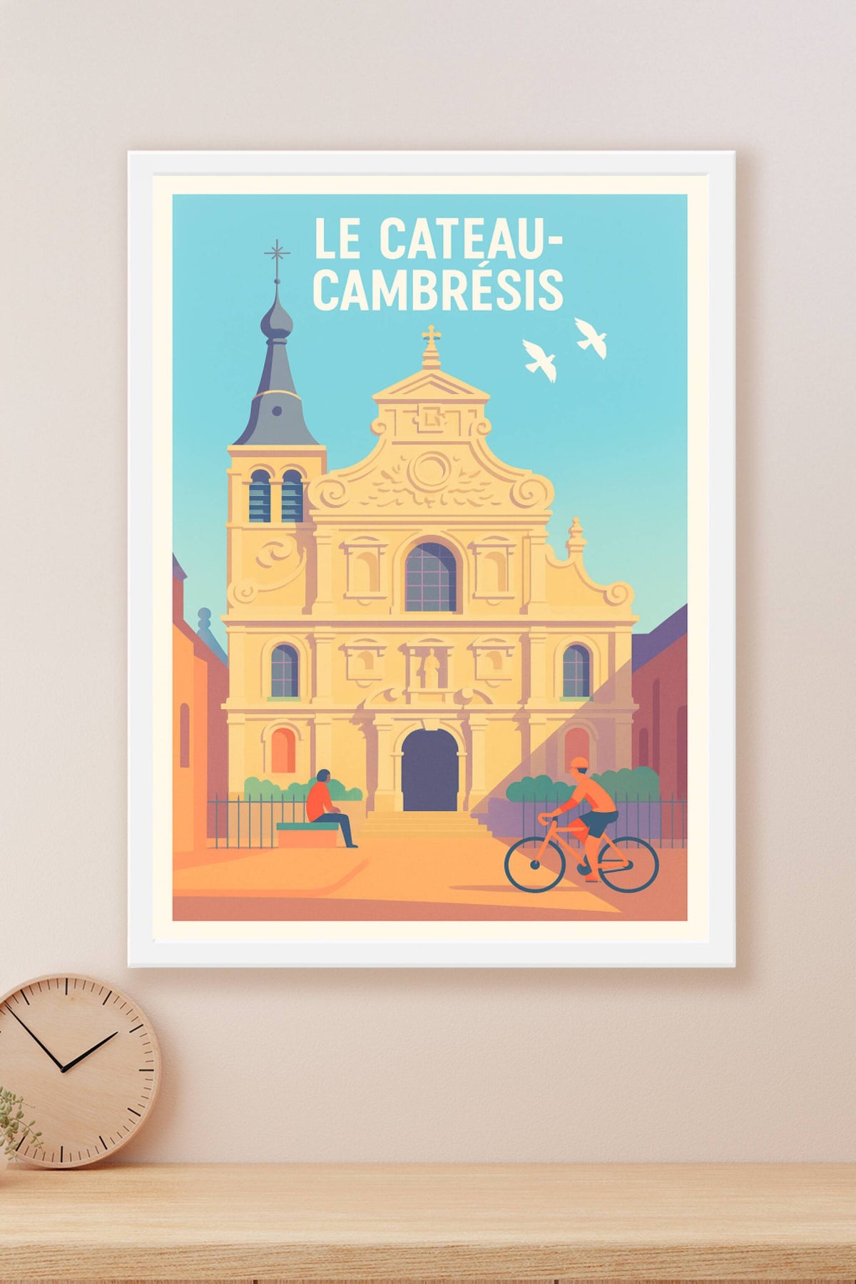 Affiche de Le Cateau-Cambrésis - Élégance architecturale et ambiance paisible