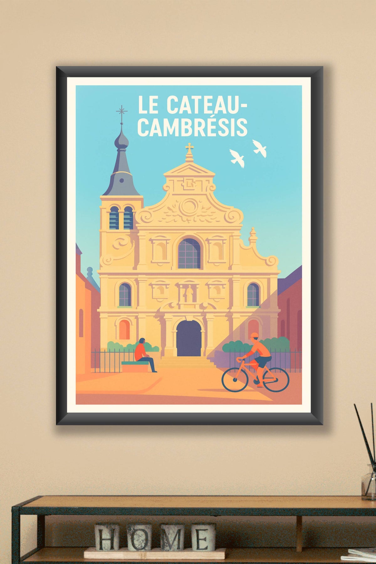 Affiche de Le Cateau-Cambrésis - Élégance architecturale et ambiance paisible