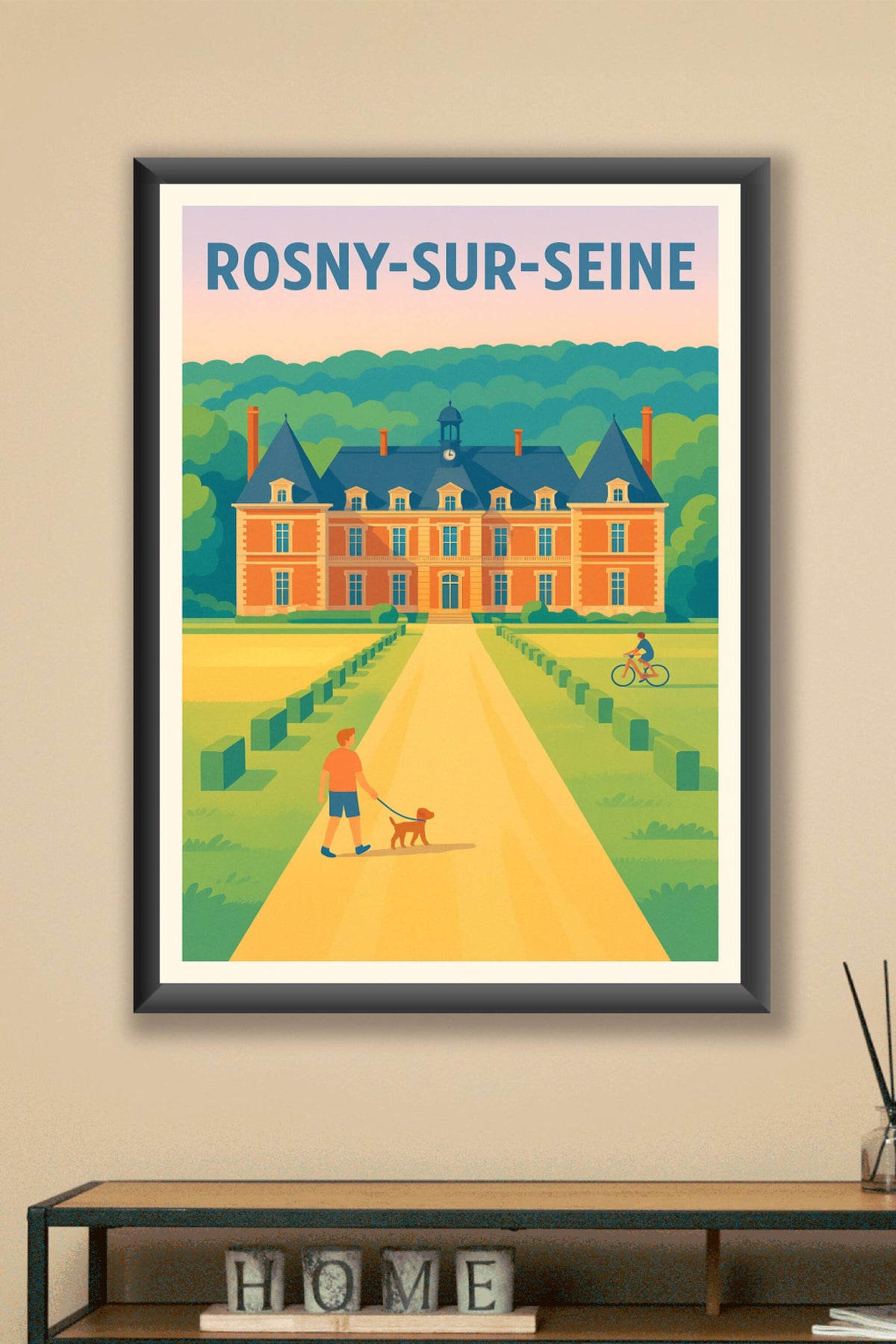 Affiche de Rosny-sur-Seine - Charme et sérénité au château
