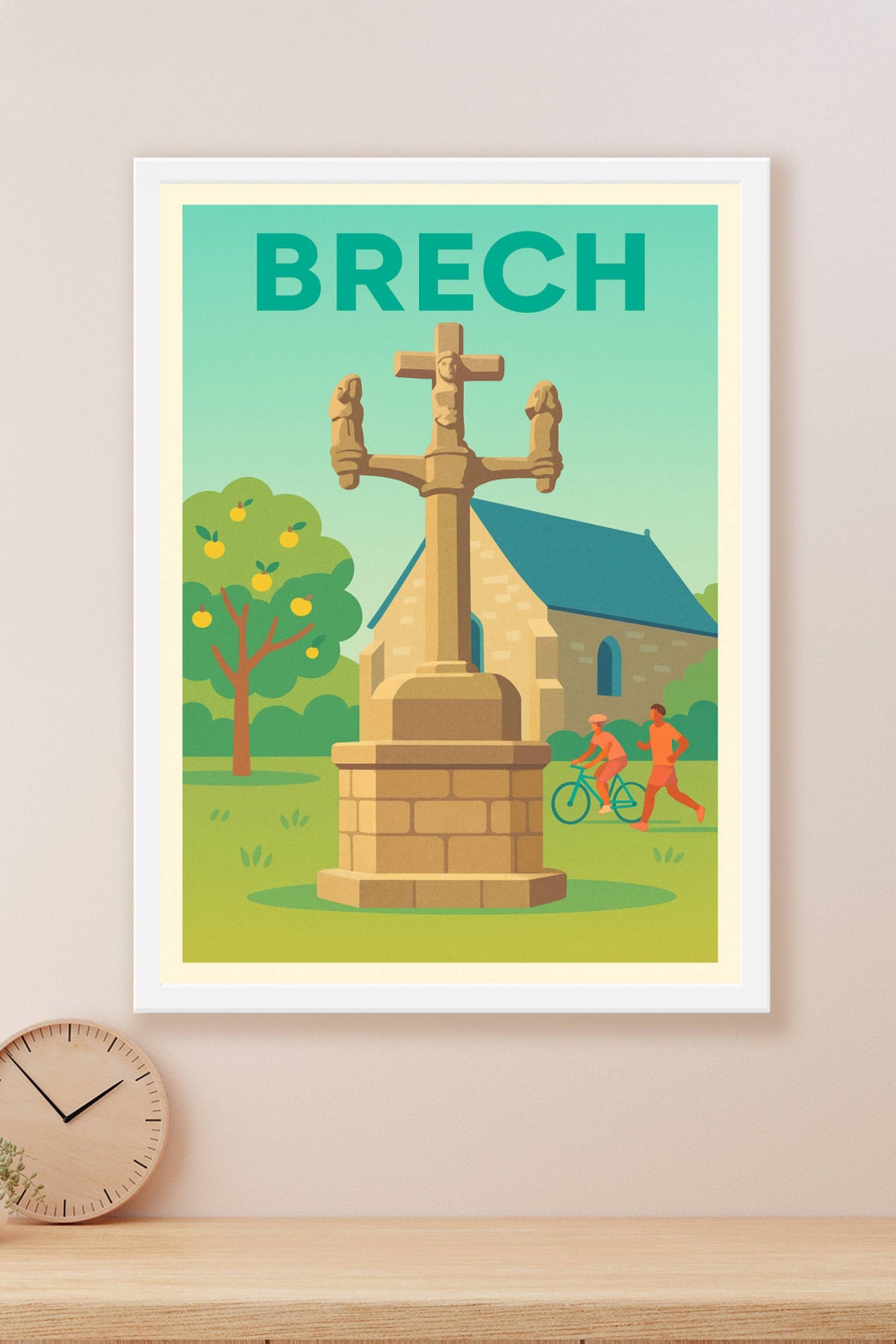 Affiche de Brech - Charme et patrimoine breton au cœur de la nature
