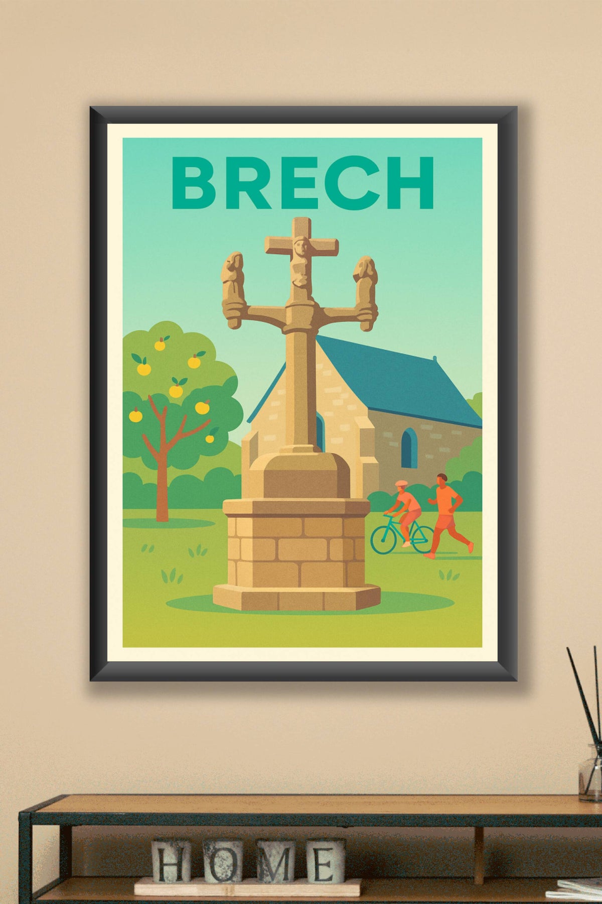 Affiche de Brech - Charme et patrimoine breton au cœur de la nature