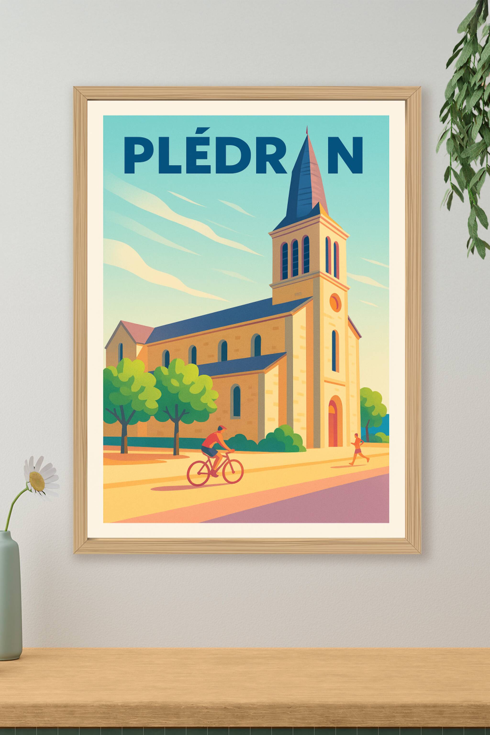 Affiche de Plédran - Charme et sérénité au cœur de la Bretagne