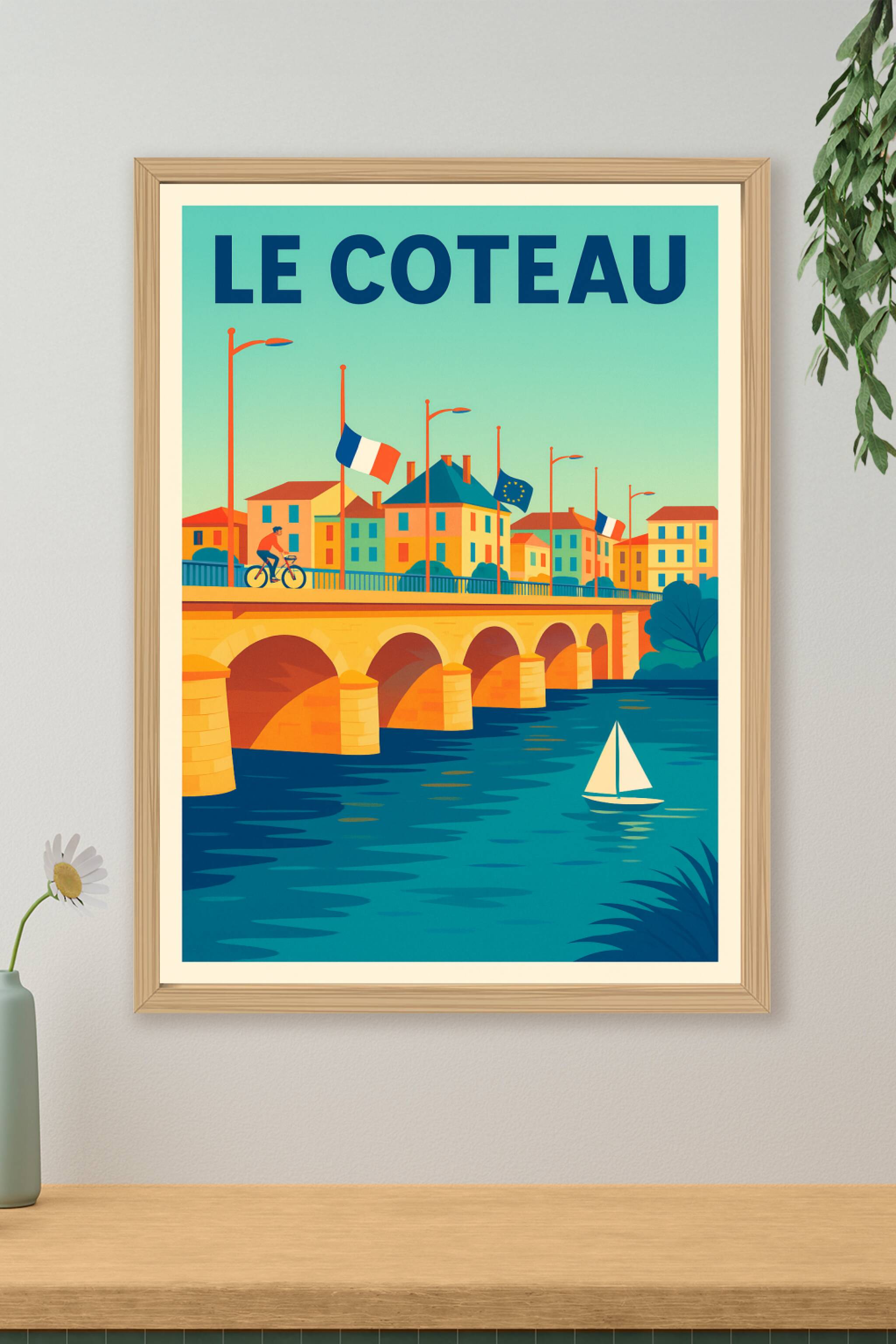 Affiche de Le Coteau - Charme et Sérénité au Bord de l'Eau