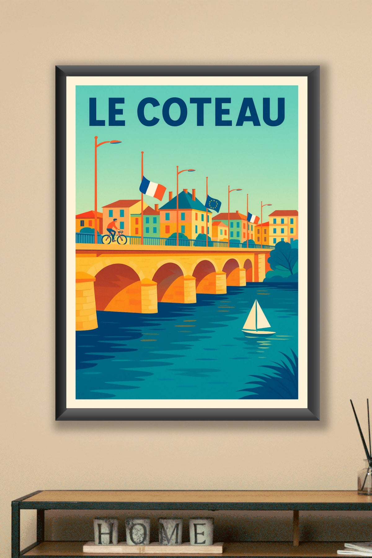 Affiche de Le Coteau - Charme et Sérénité au Bord de l'Eau