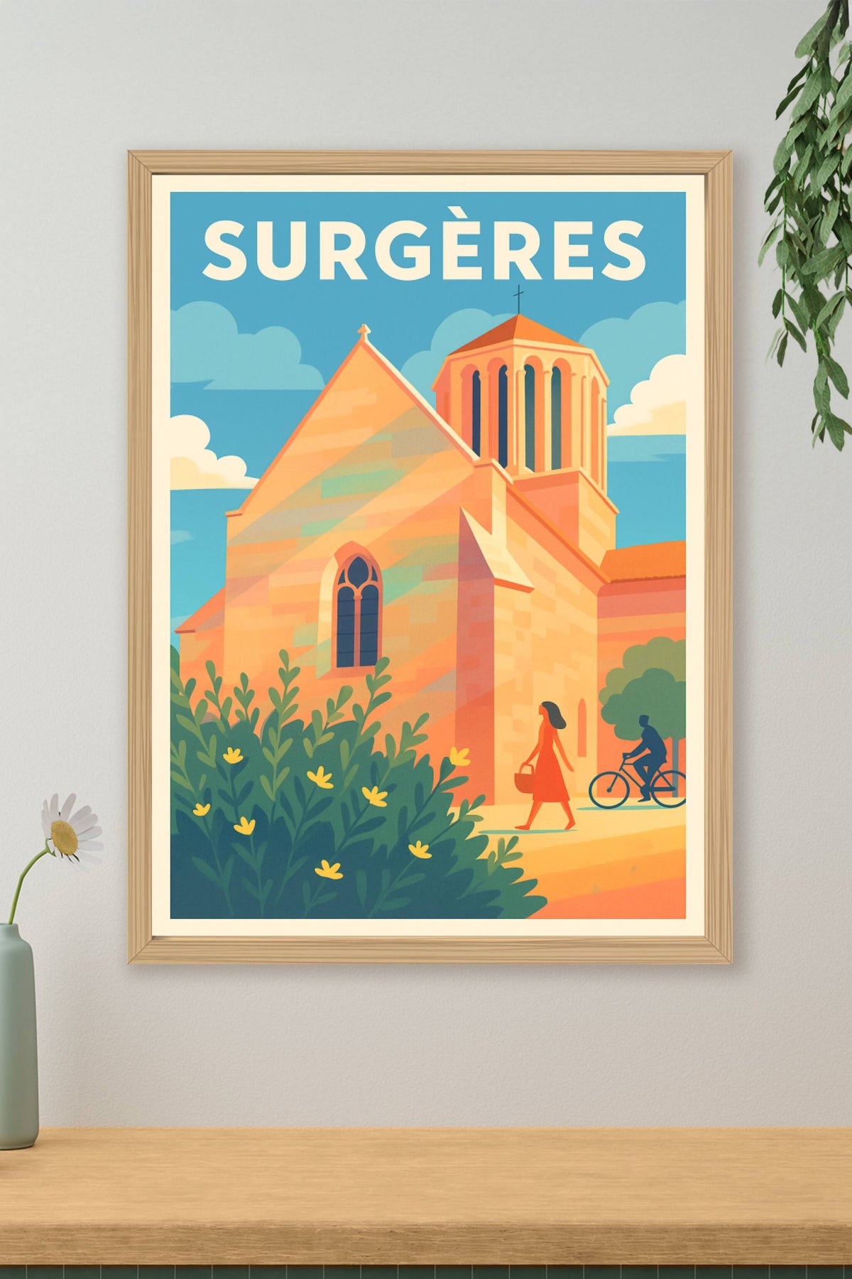 Affiche de Surgères - Charme et lumière de la Venise du Haut-Poitou
