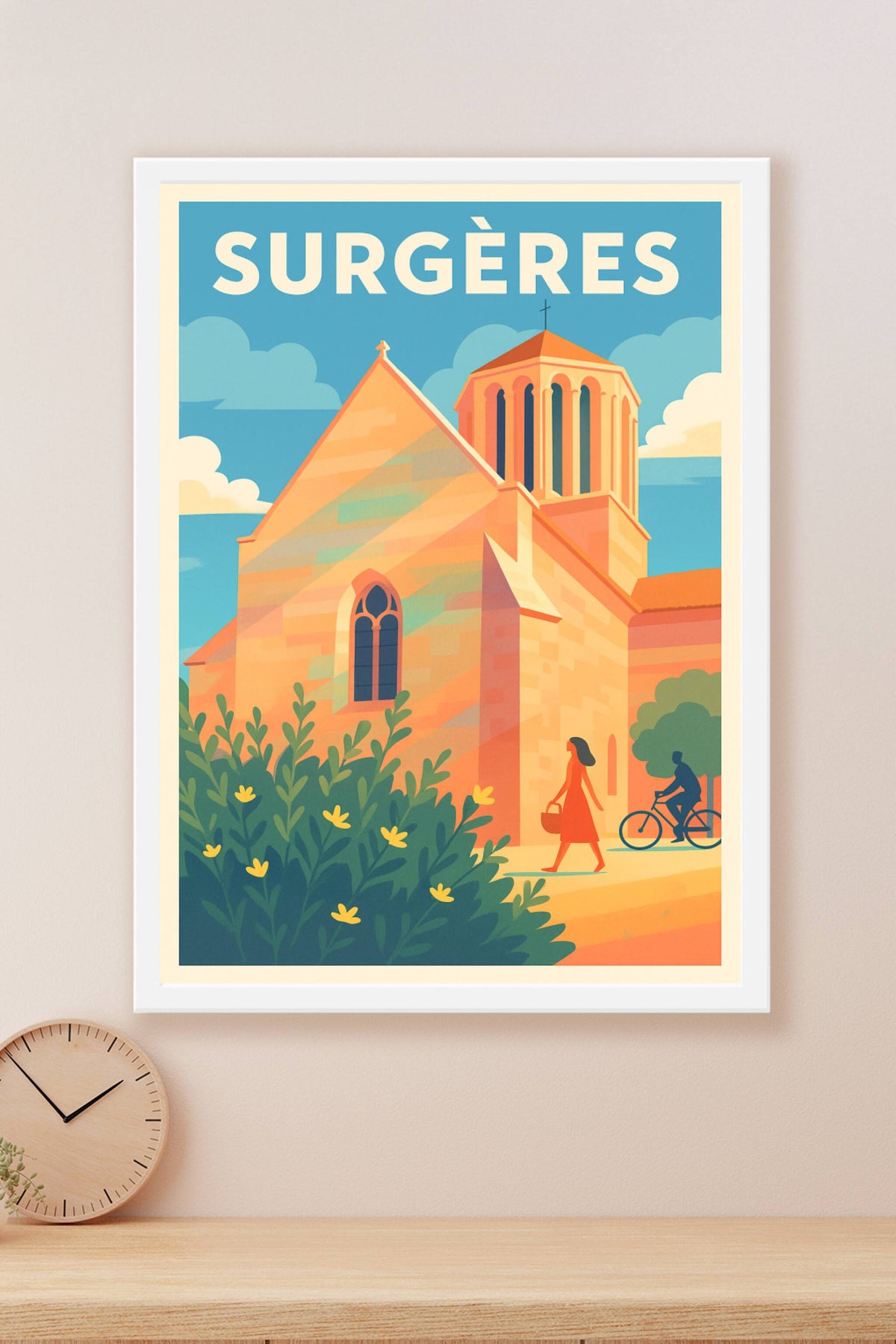 Affiche de Surgères - Charme et lumière de la Venise du Haut-Poitou