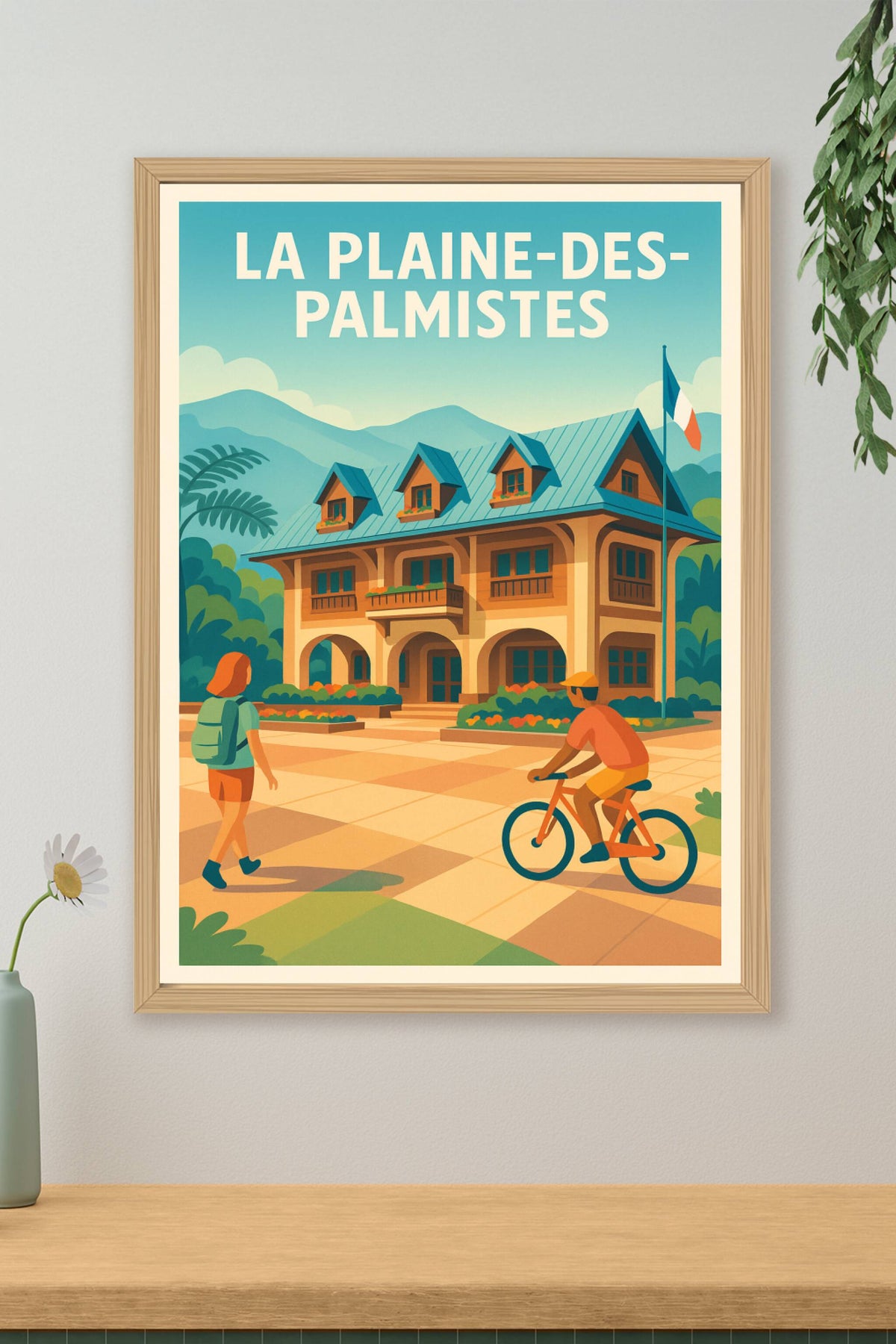 Affiche de La Plaine-des-Palmistes - Charme et authenticité tropicale