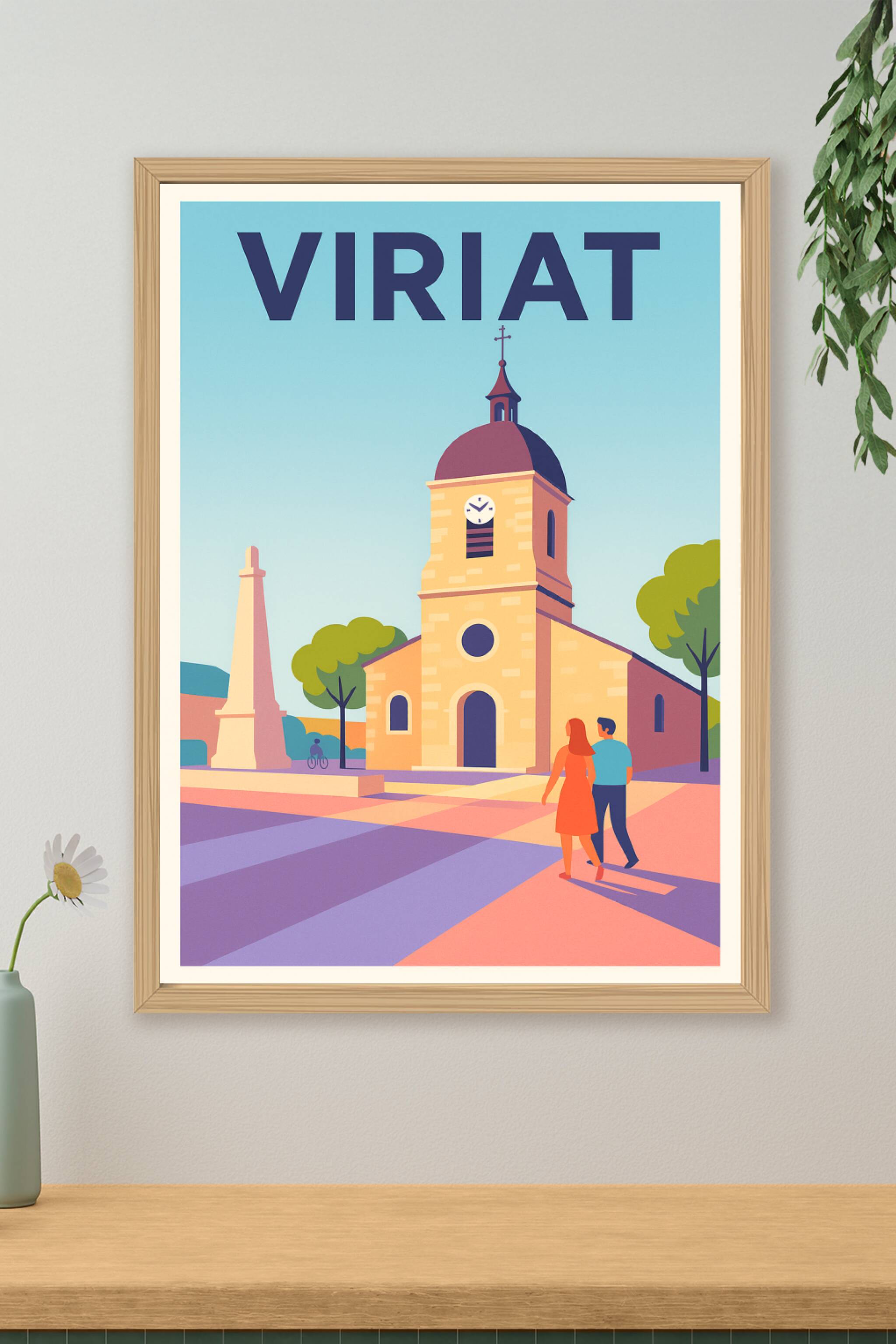Affiche de Viriat - Charme et Sérénité au Cœur du Village