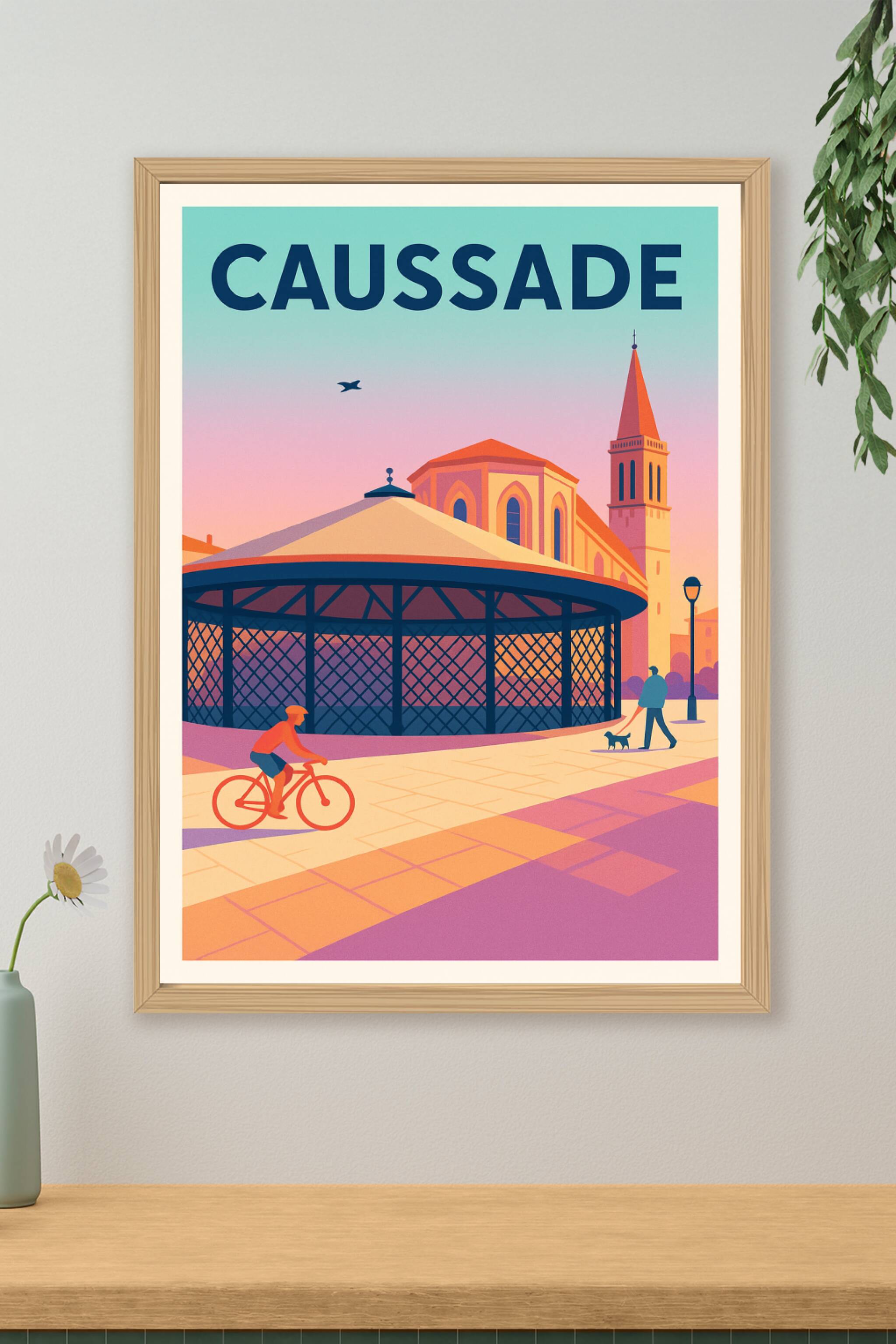 Affiche de Caussade - Charme et sérénité en plein cœur de la ville