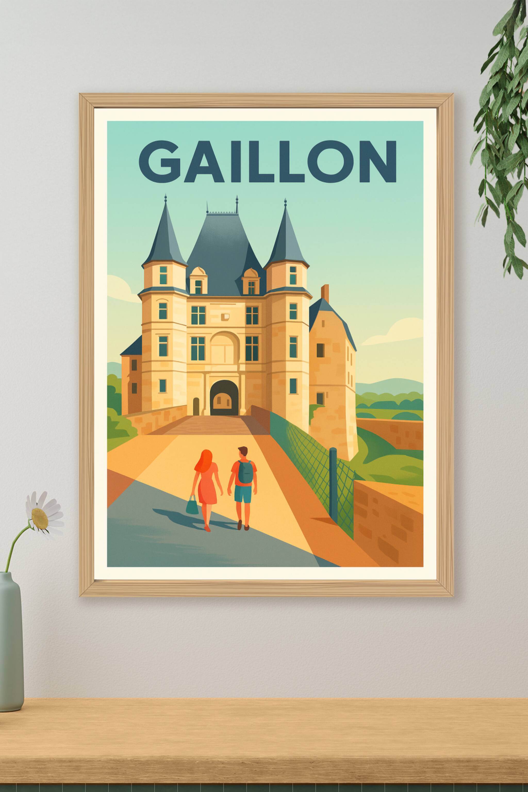 Affiche de Gaillon - L'élégance historique à portée de main