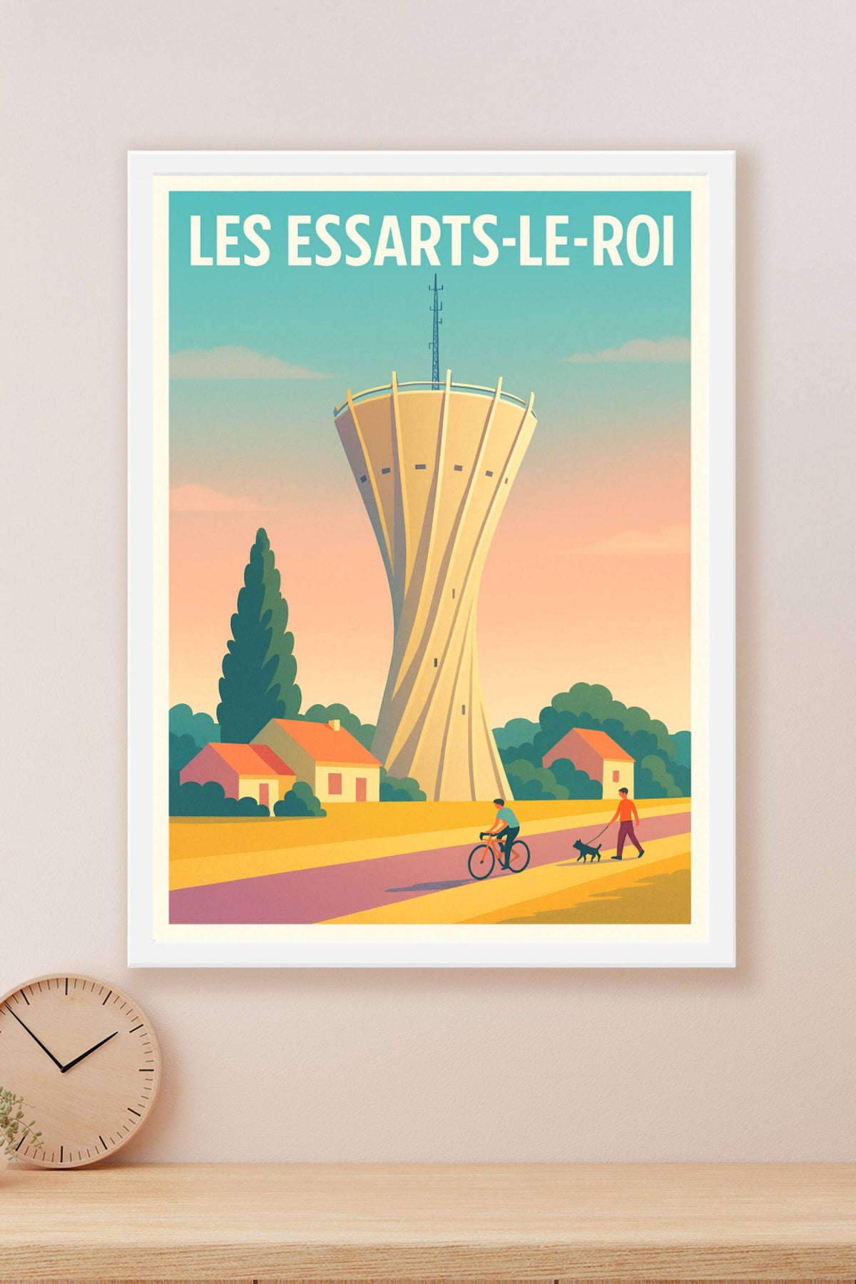 Affiche de Les Essarts-le-Roi - L'emblème architectural au cœur de la nature