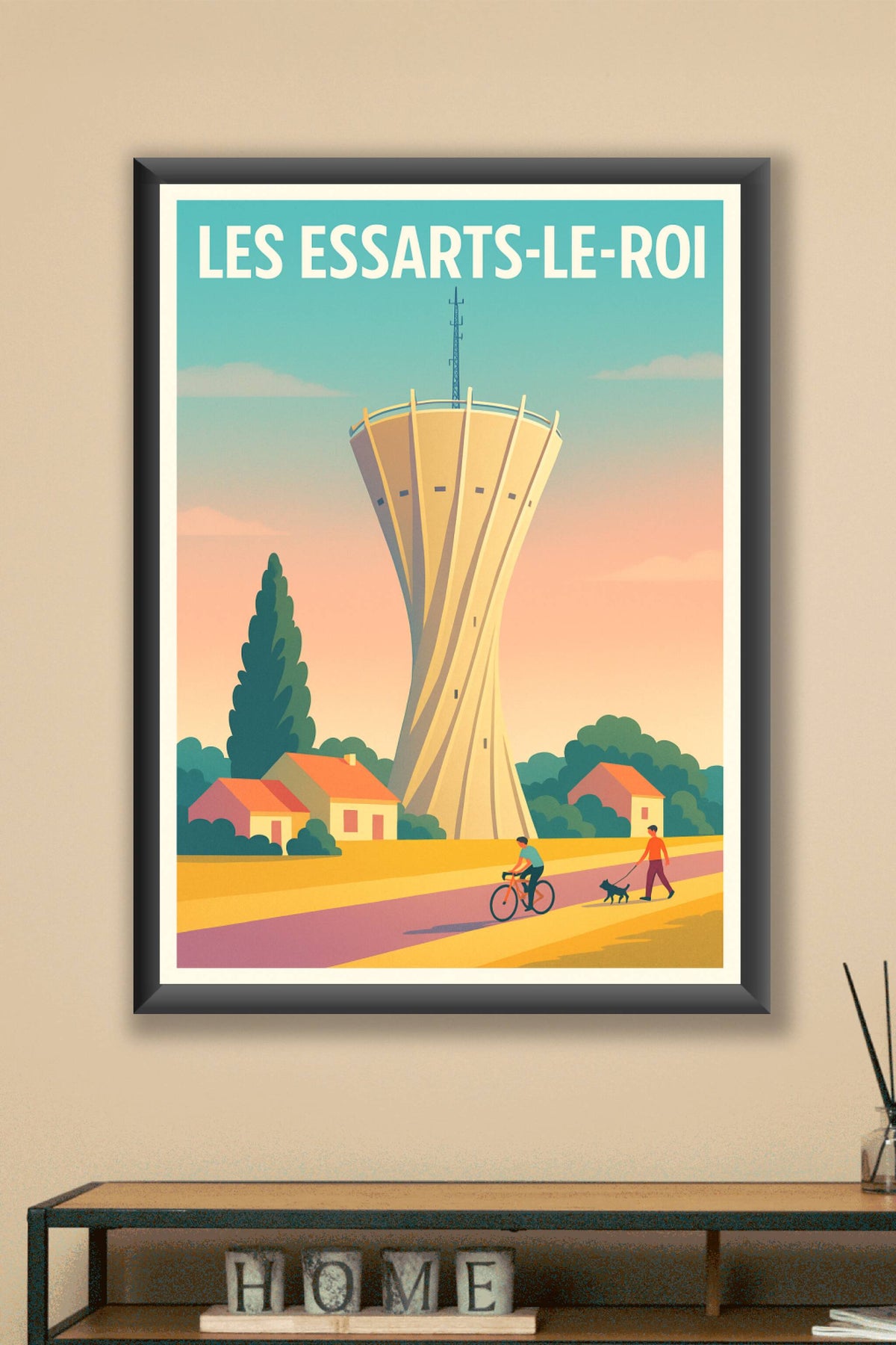 Affiche de Les Essarts-le-Roi - L'emblème architectural au cœur de la nature