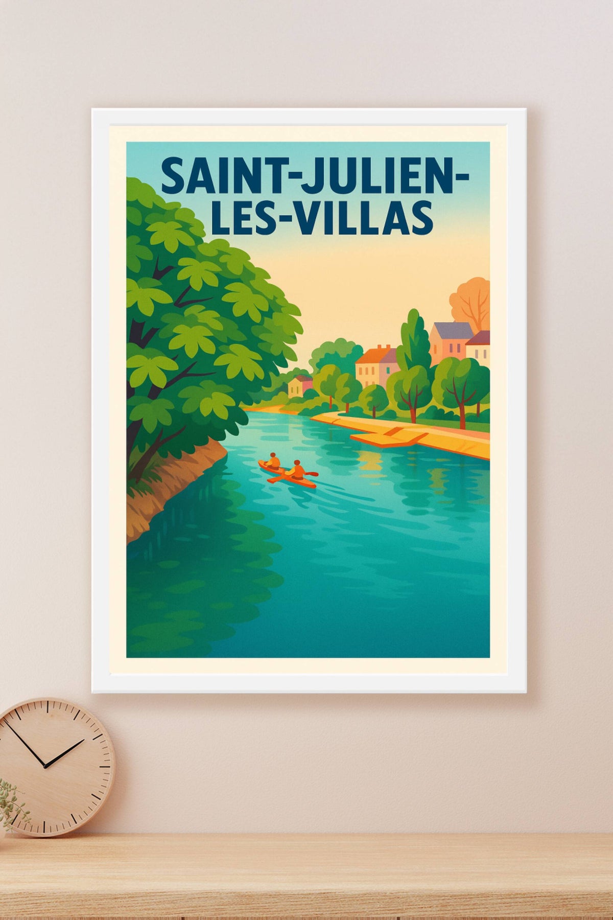 Affiche de Saint-Julien-les-Villas - Charme naturel au fil de l'eau