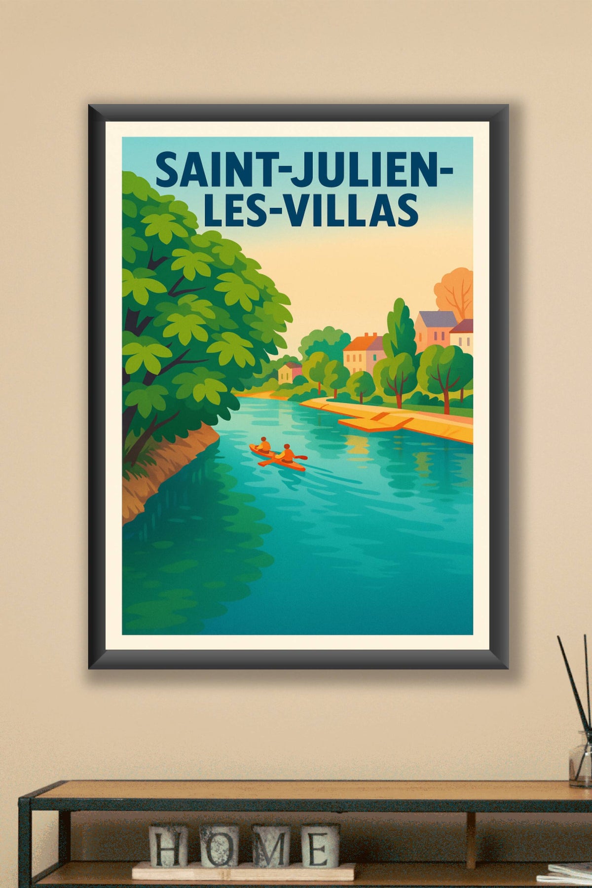 Affiche de Saint-Julien-les-Villas - Charme naturel au fil de l'eau
