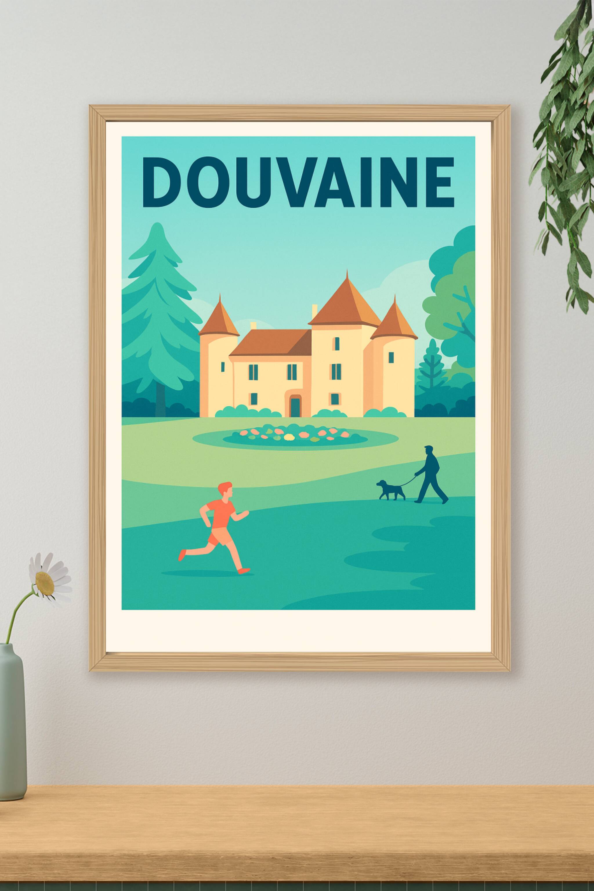 Affiche de Douvaine - Charme et sérénité au cœur de la nature