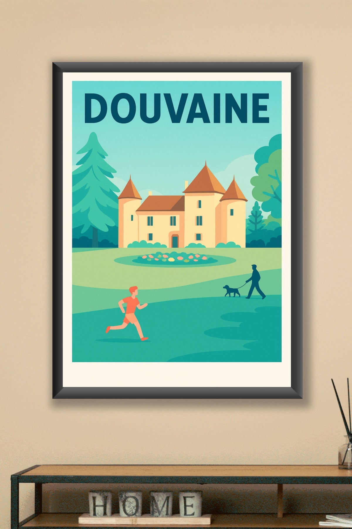 Affiche de Douvaine - Charme et sérénité au cœur de la nature