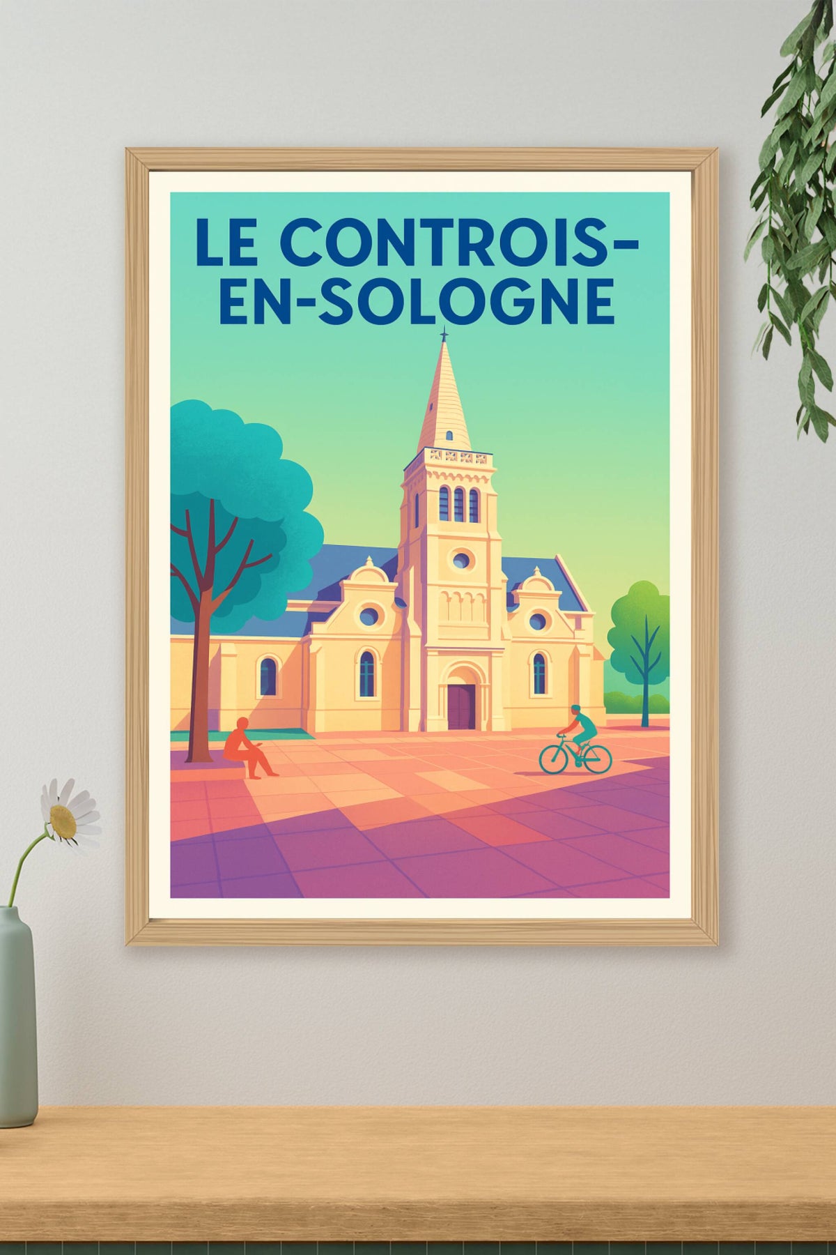 Affiche de Le Controis-en-Sologne - L'élégance paisible au cœur de la Sologne