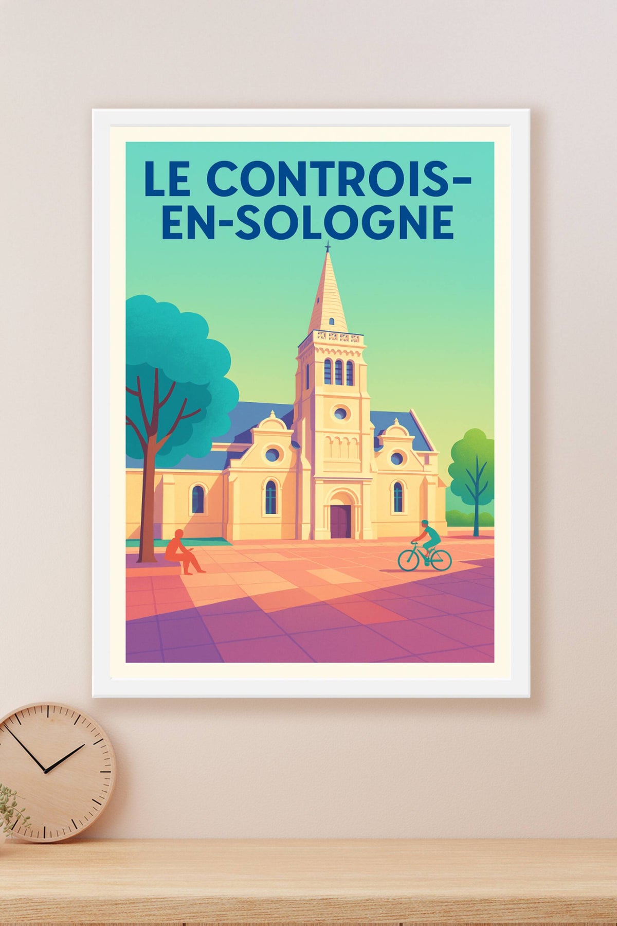 Affiche de Le Controis-en-Sologne - L'élégance paisible au cœur de la Sologne