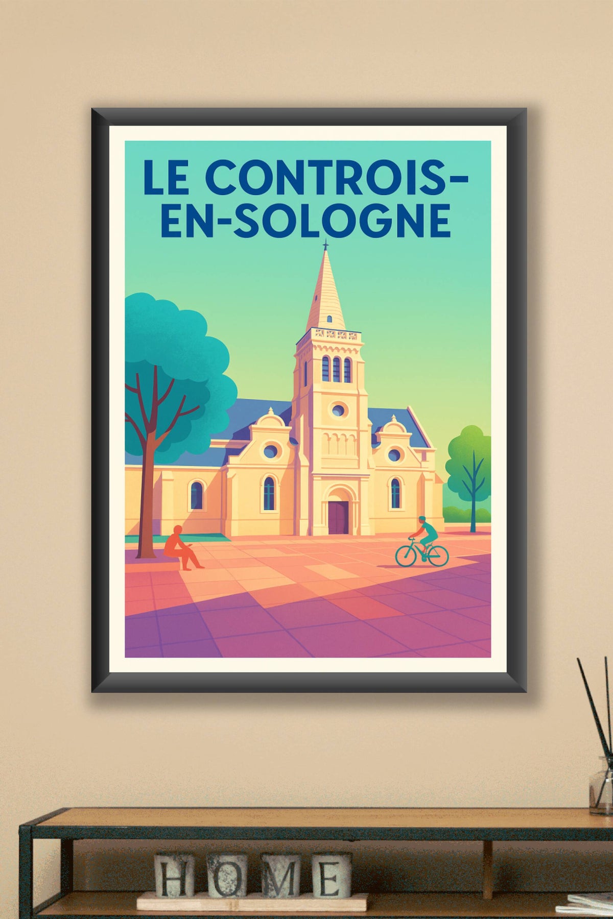 Affiche de Le Controis-en-Sologne - L'élégance paisible au cœur de la Sologne