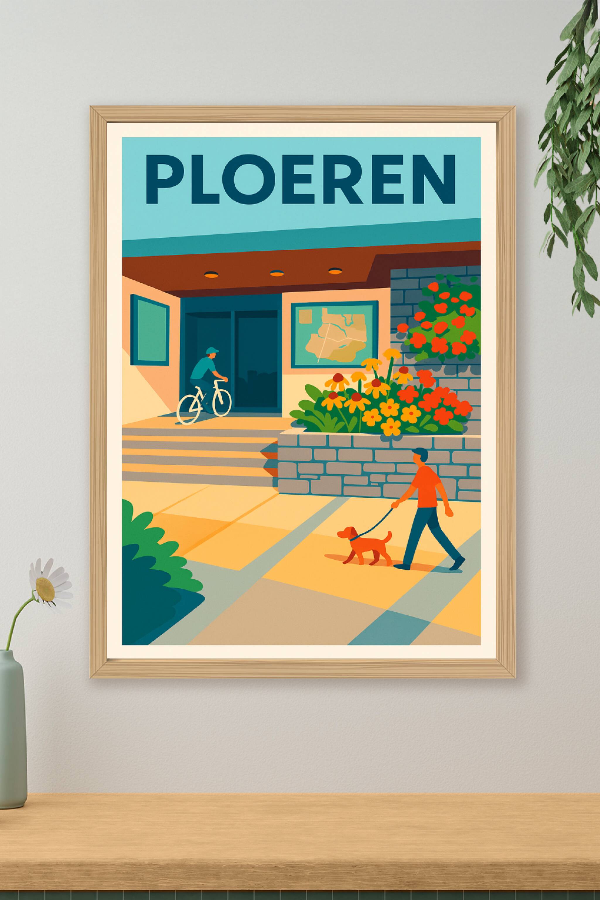 Affiche de Ploeren - Ambiance paisible et colorée au cœur de la ville