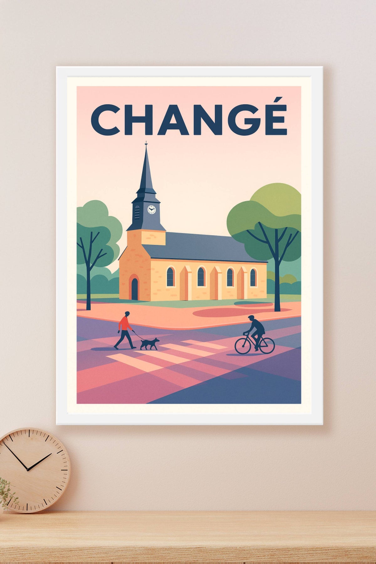 Affiche de Changé - Douce quiétude au cœur du village