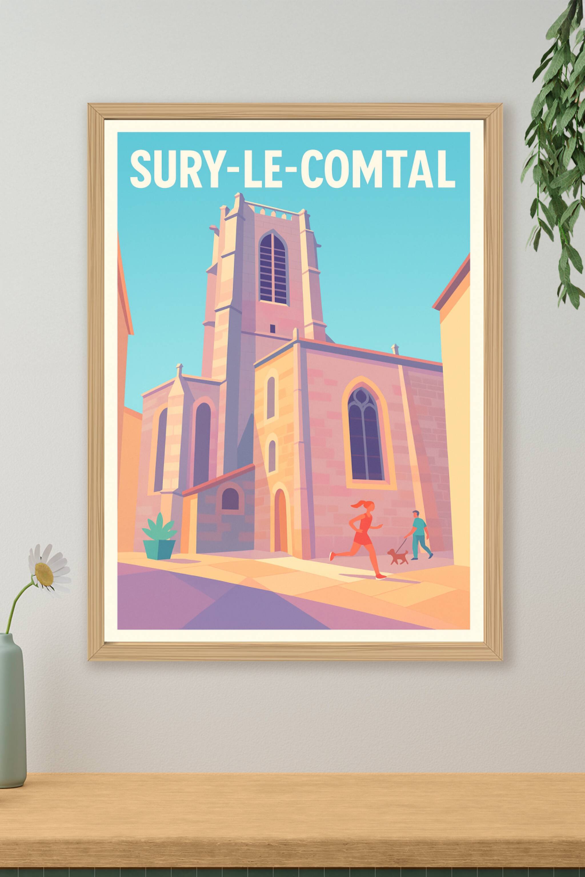 Affiche de Sury-le-Comtal - L'élégance intemporelle au cœur du Comté