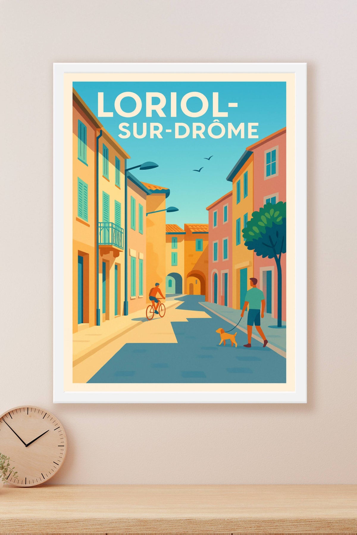 Affiche de Loriol-sur-Drôme - Charme et douceur de vie provençale