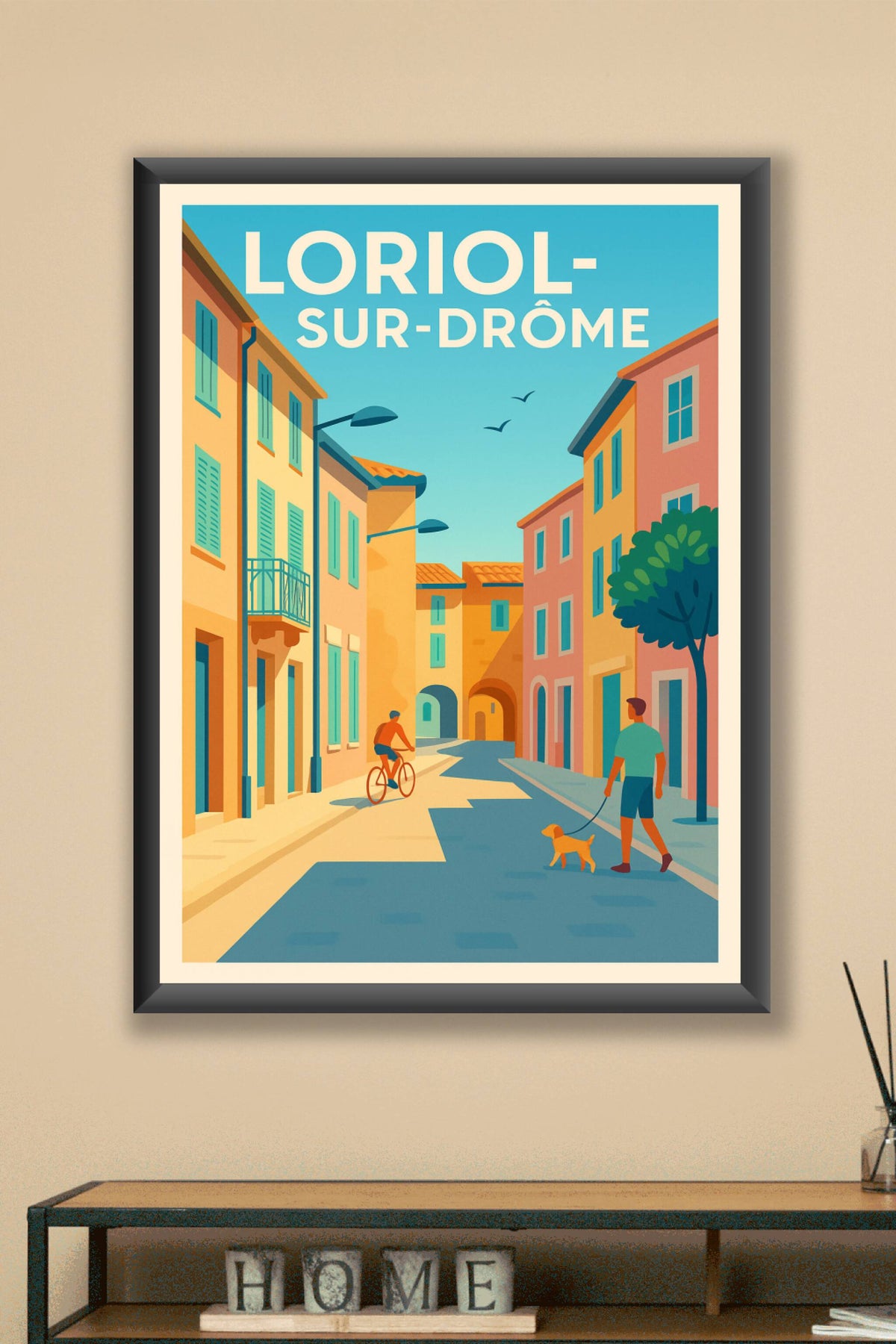 Affiche de Loriol-sur-Drôme - Charme et douceur de vie provençale