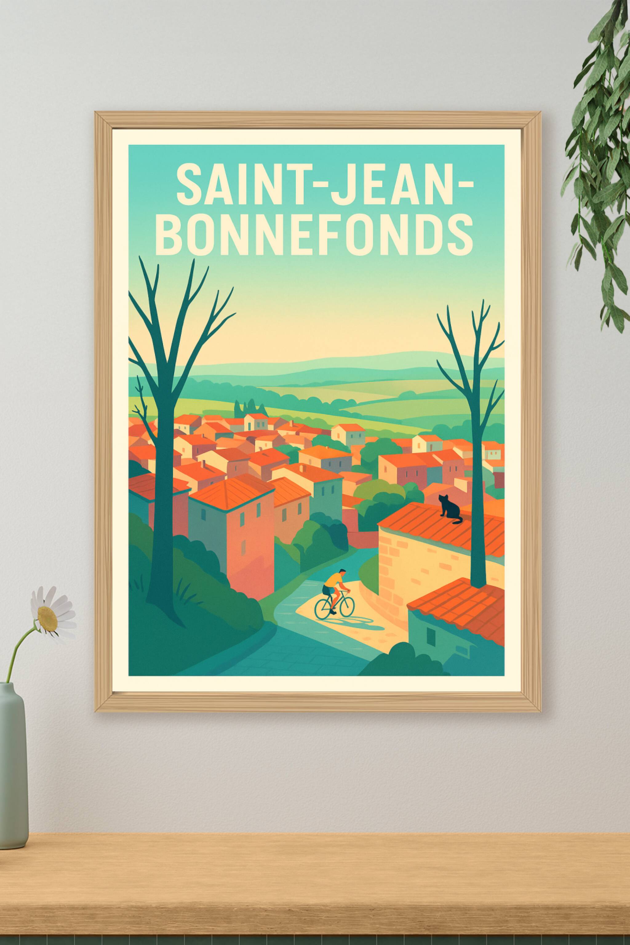 Affiche de Saint-Jean-Bonnefonds - Charme et Sérénité au Cœur de la Nature