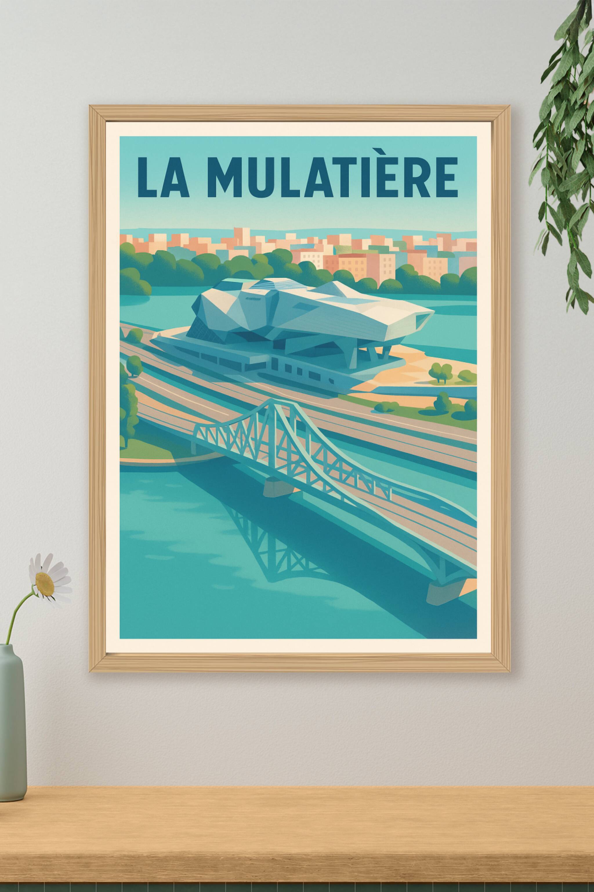 Affiche de La Mulatière - Un joyau architectural au bord de l'eau