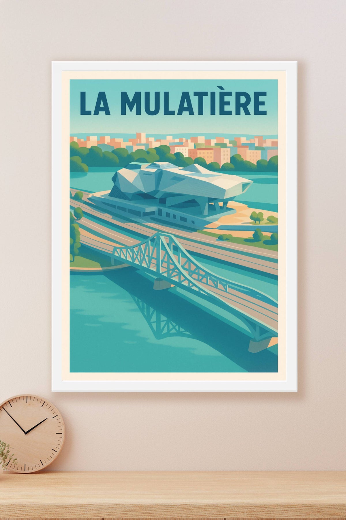 Affiche de La Mulatière - Un joyau architectural au bord de l'eau