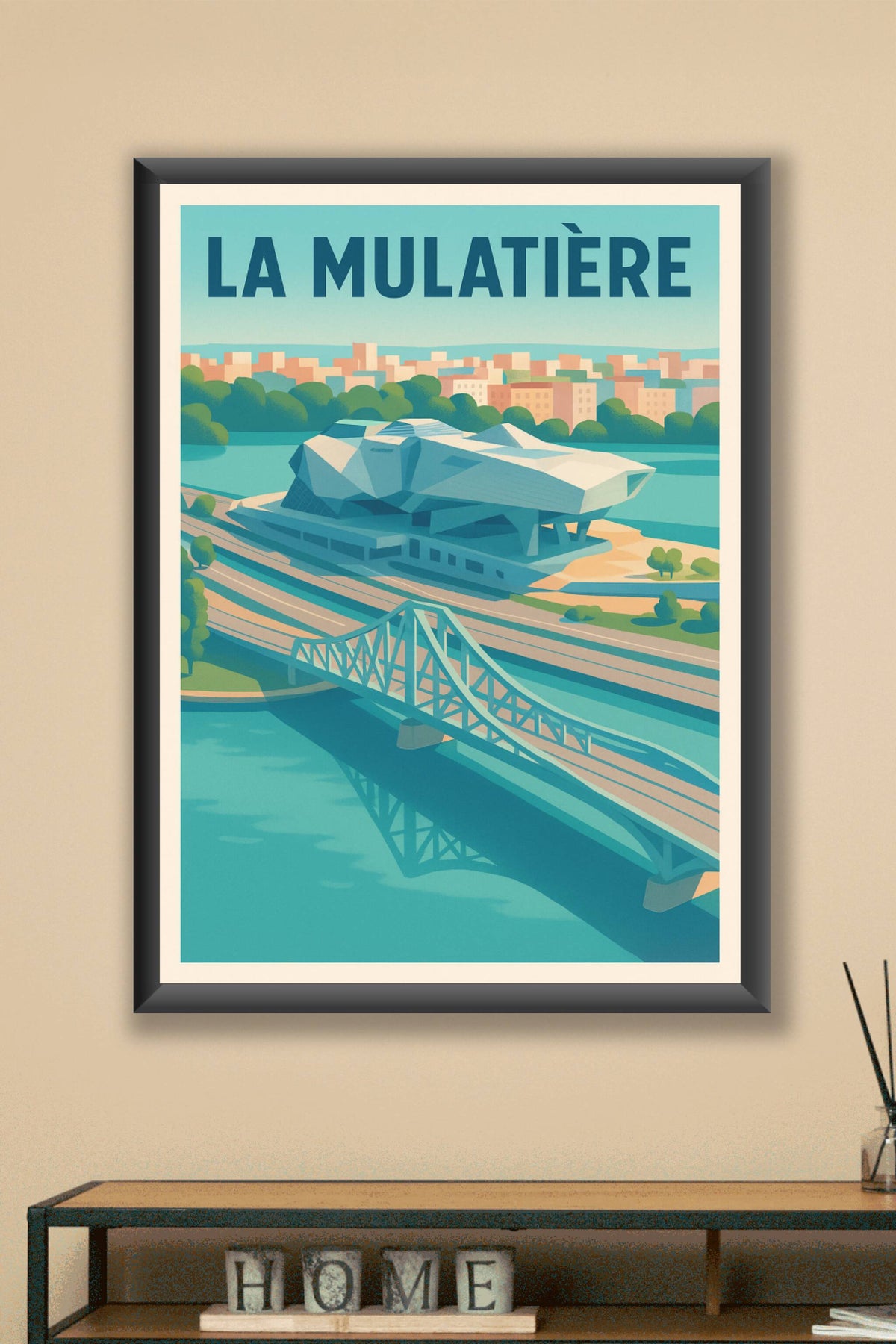 Affiche de La Mulatière - Un joyau architectural au bord de l'eau