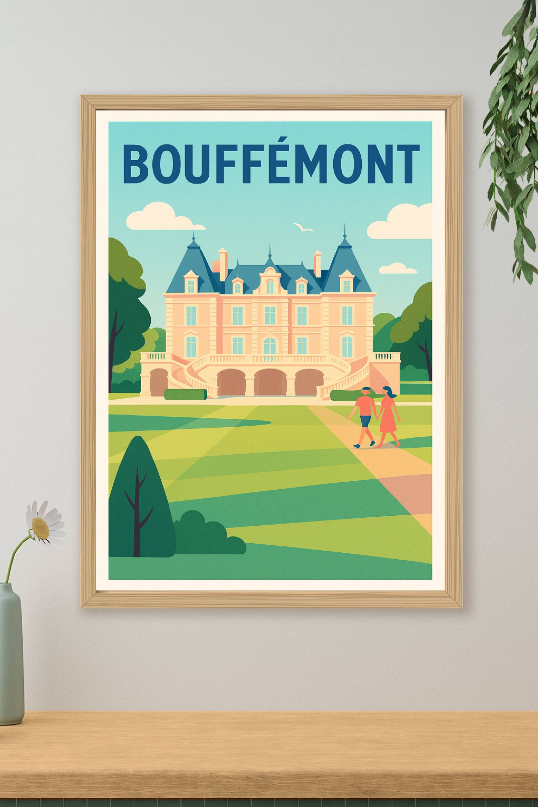 Affiche de Bouffémont - Charme et élégance d'un patrimoine remarquable