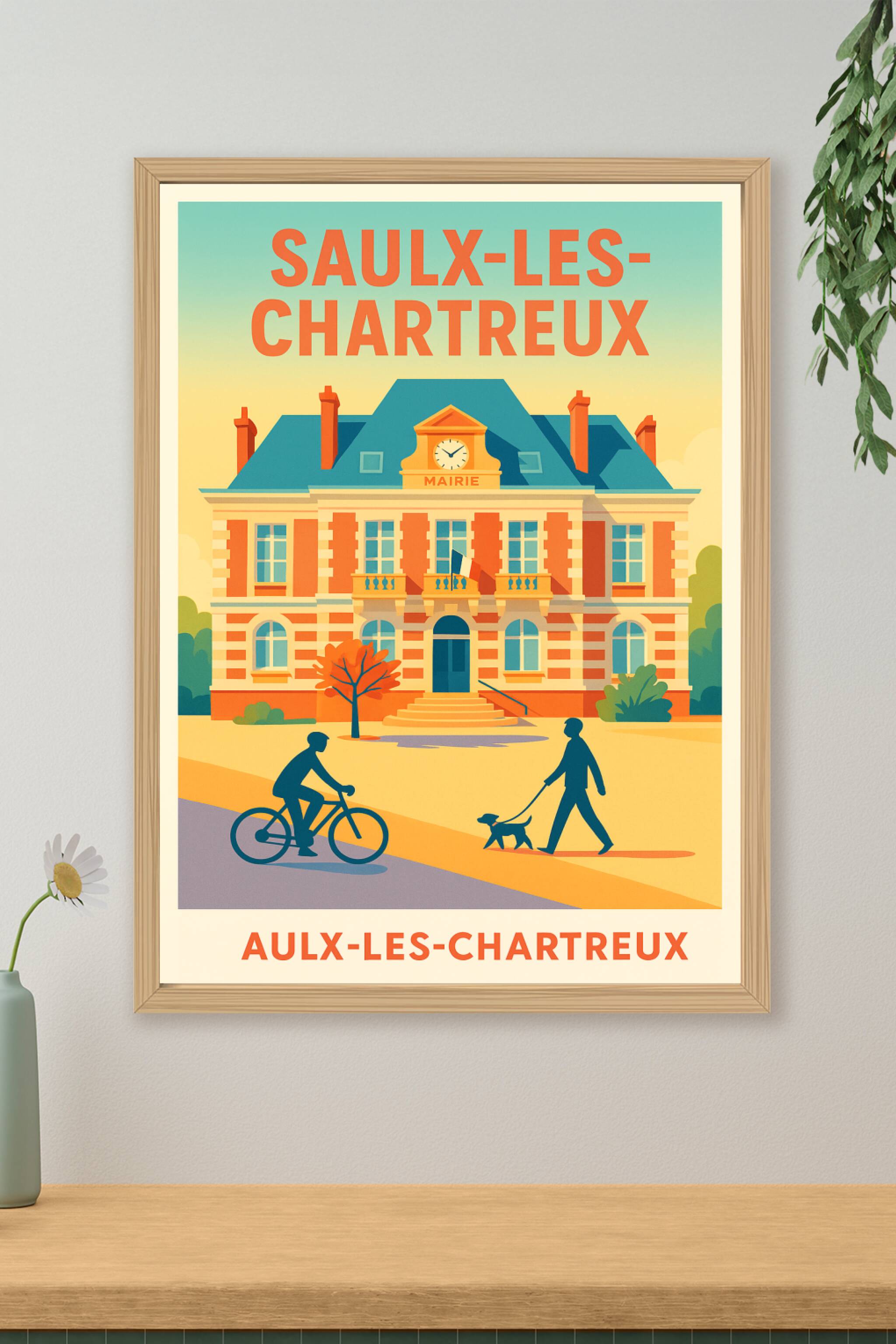 Affiche de Saulx-les-Chartreux - Charme et Sérénité au cœur de la mairie
