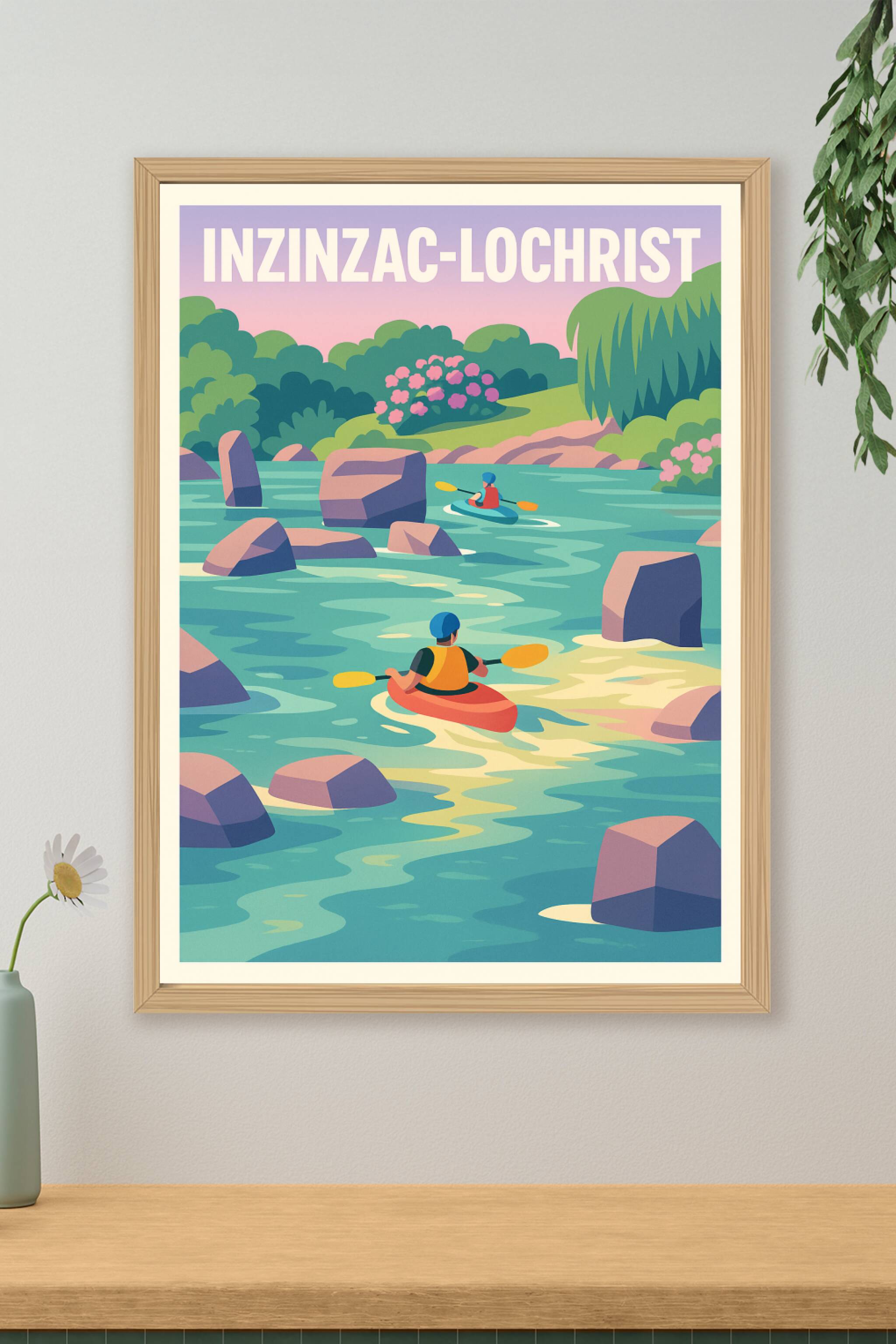 Affiche de Inzinzac-Lochrist - Aventure et nature au fil de l'eau