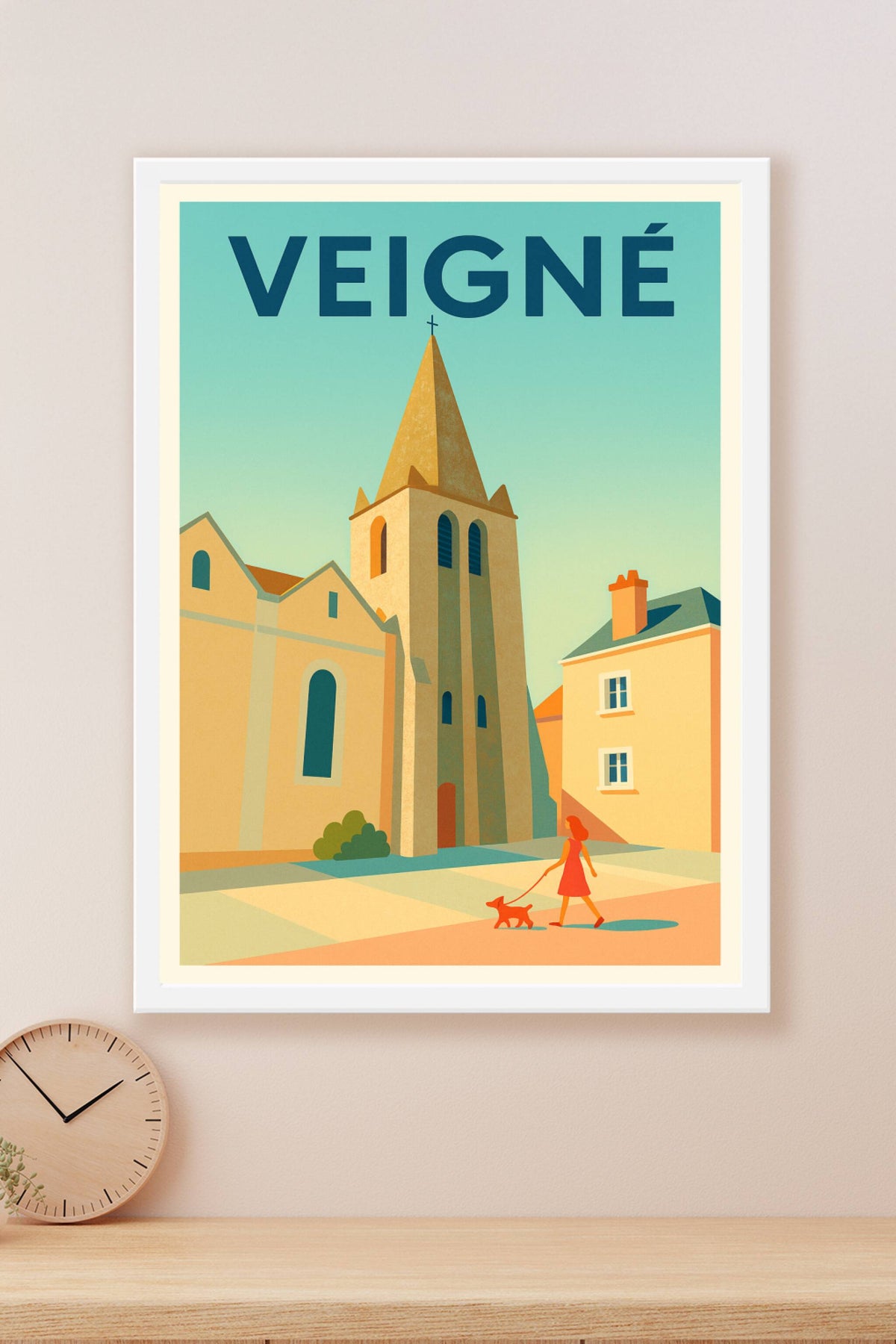Affiche de Veigné - Charme et sérénité au cœur de la ville