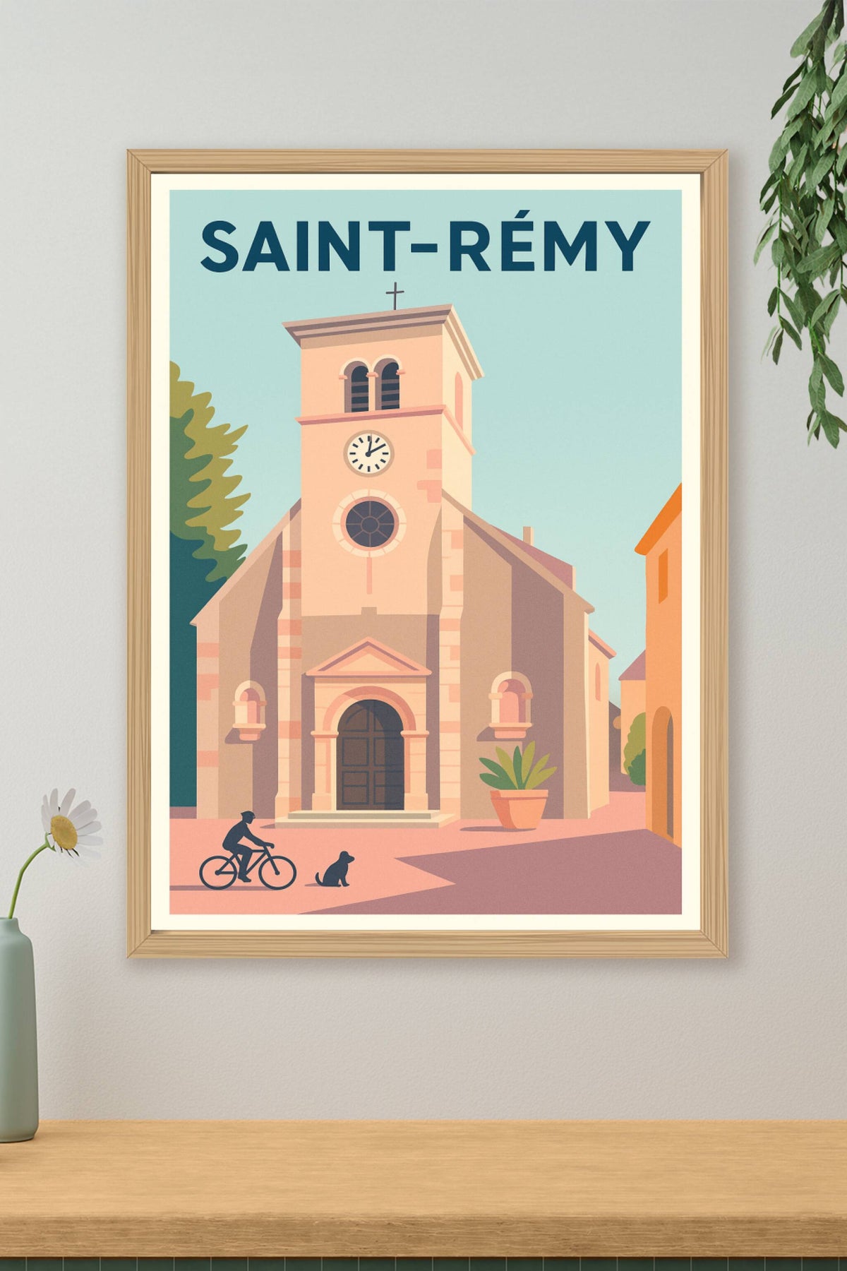 Affiche de Saint-Rémy - Charme intemporel au cœur de la Provence