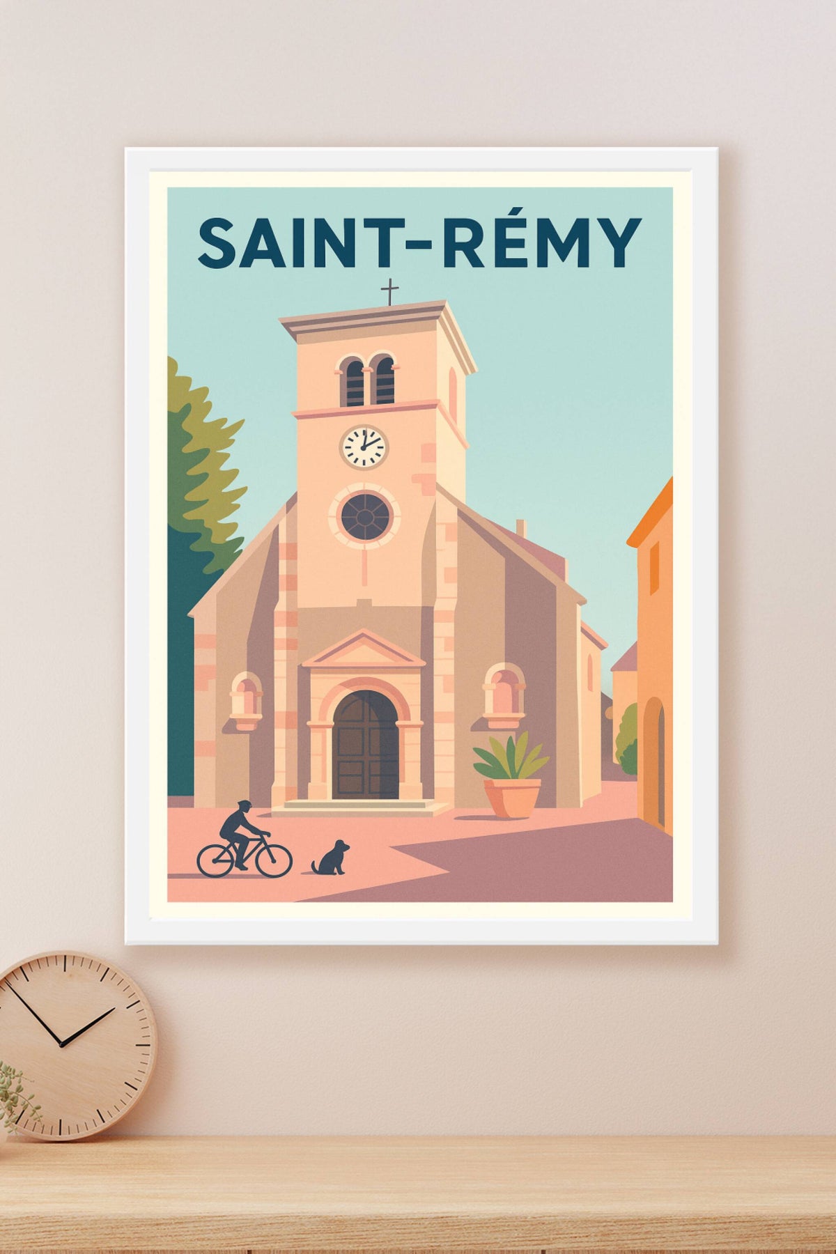 Affiche de Saint-Rémy - Charme intemporel au cœur de la Provence