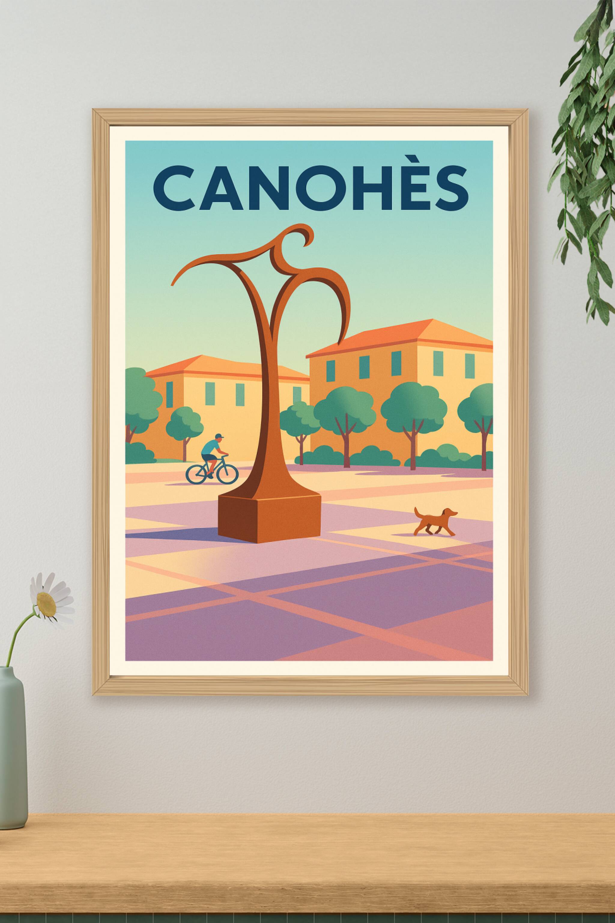 Affiche de Canohès - L'art subtil au cœur de la ville