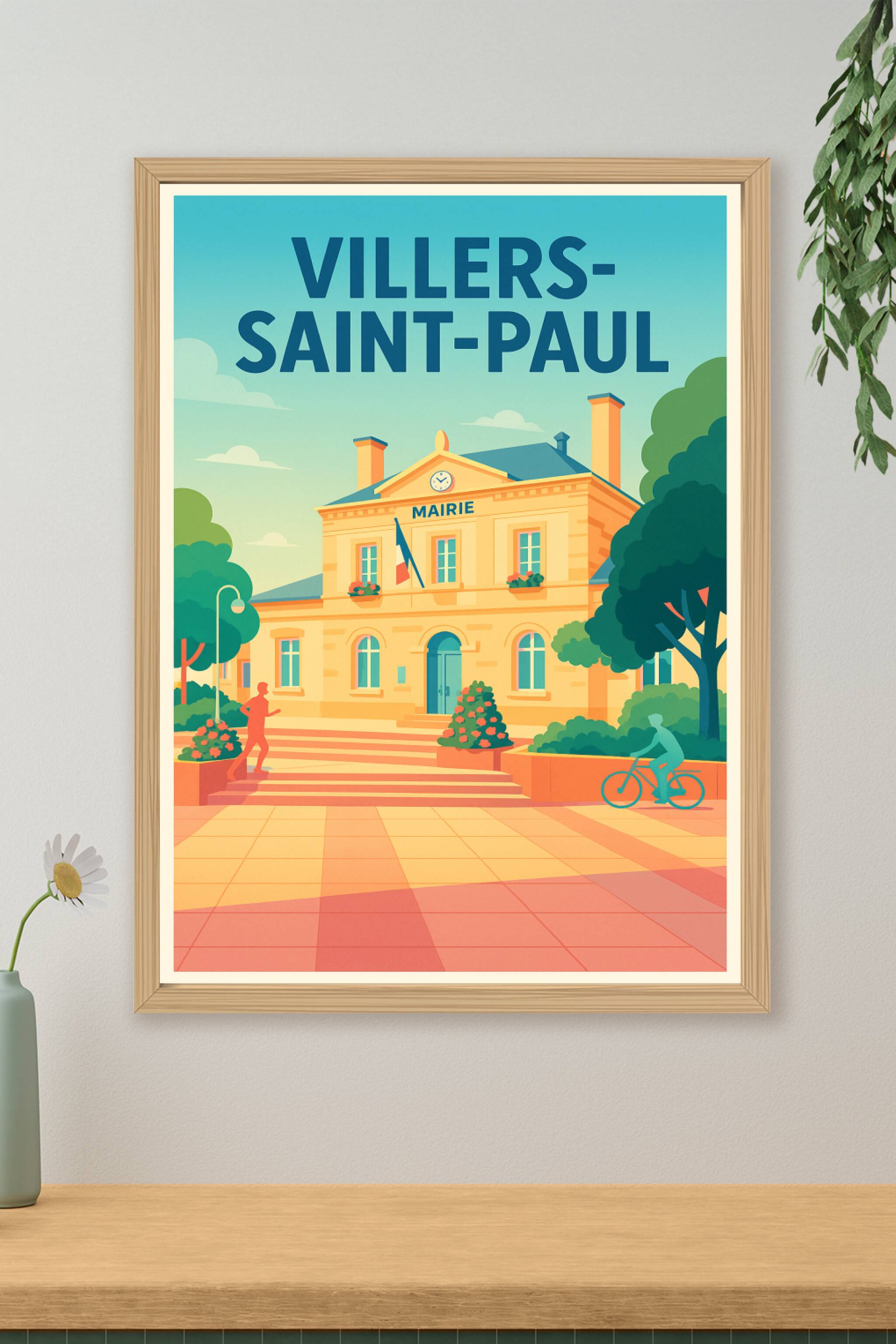 Affiche de Villers-Saint-Paul - Charme authentique de la mairie