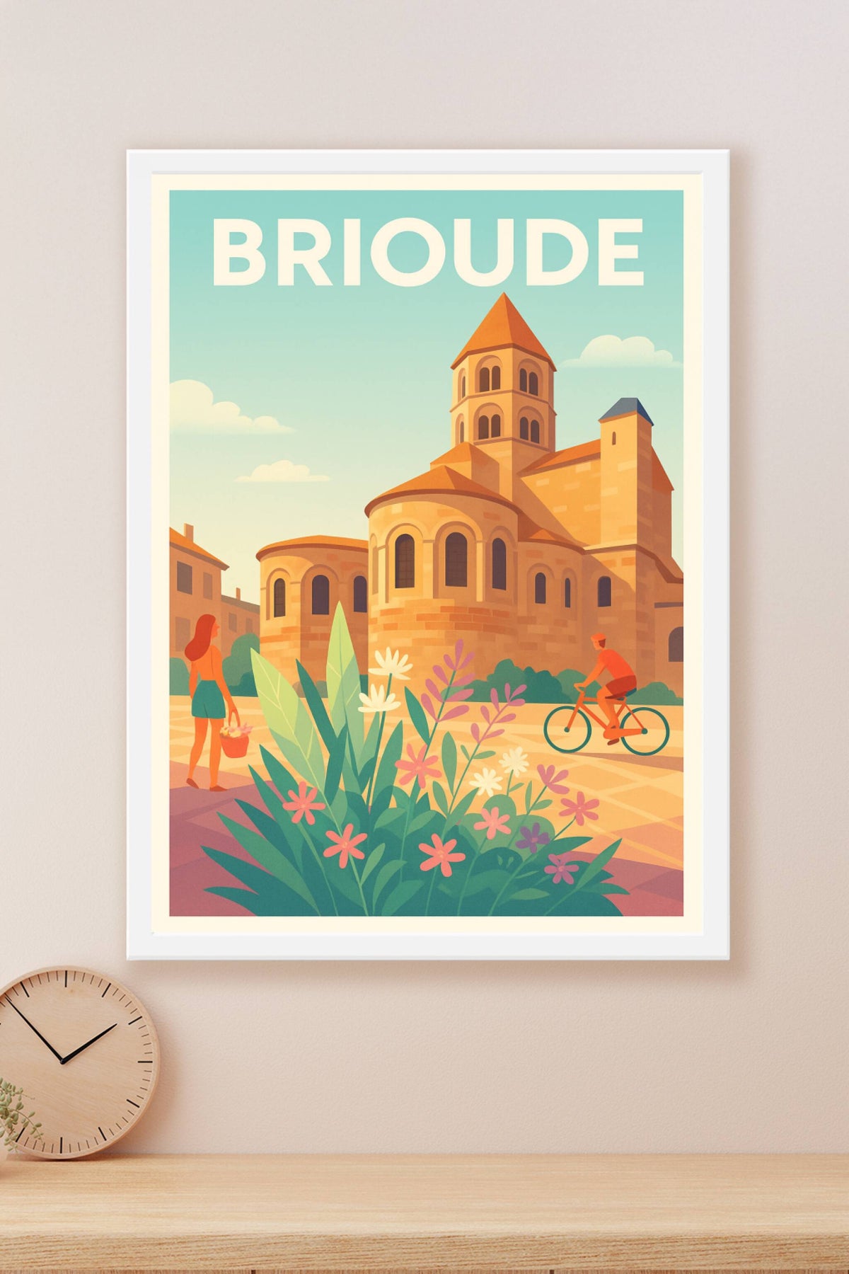 Affiche de Brioude - Charme et lumière au cœur de l'Auvergne