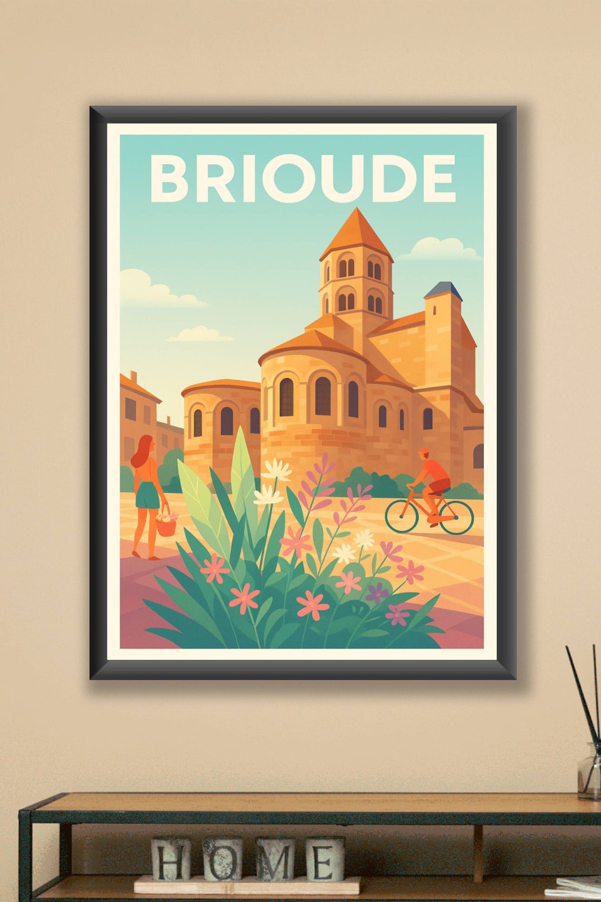 Affiche de Brioude - Charme et lumière au cœur de l'Auvergne
